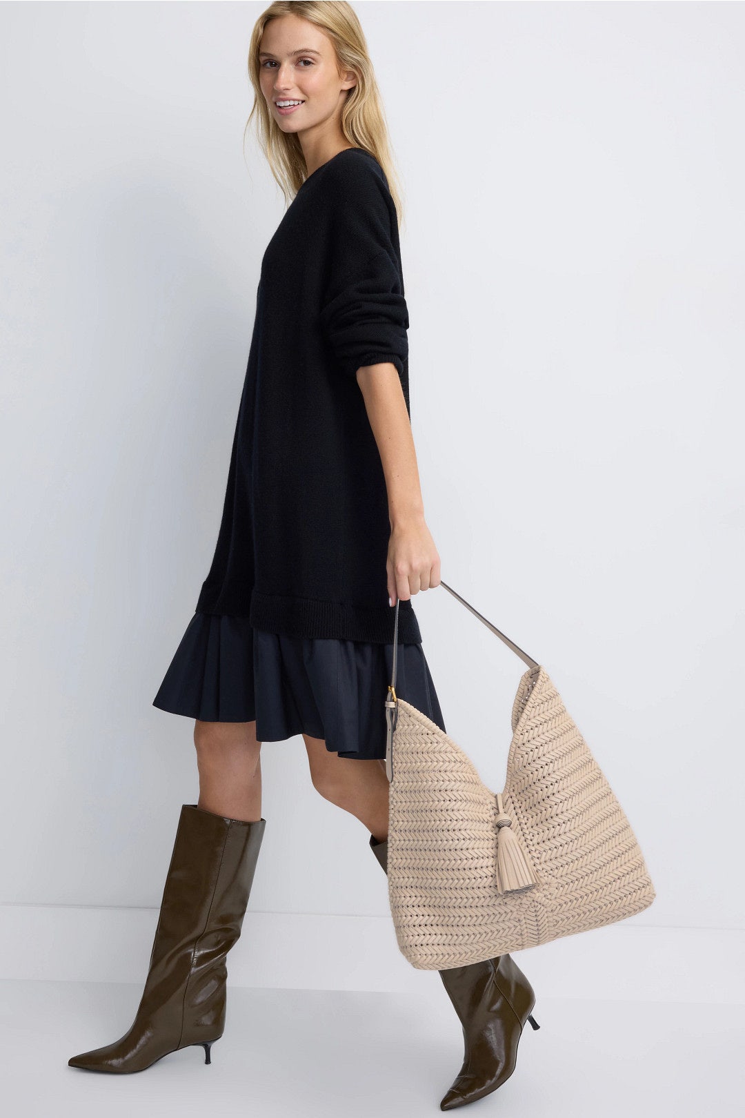 Off-White Neeson Tassel Hobo Bag by Anya Hindmarch 1