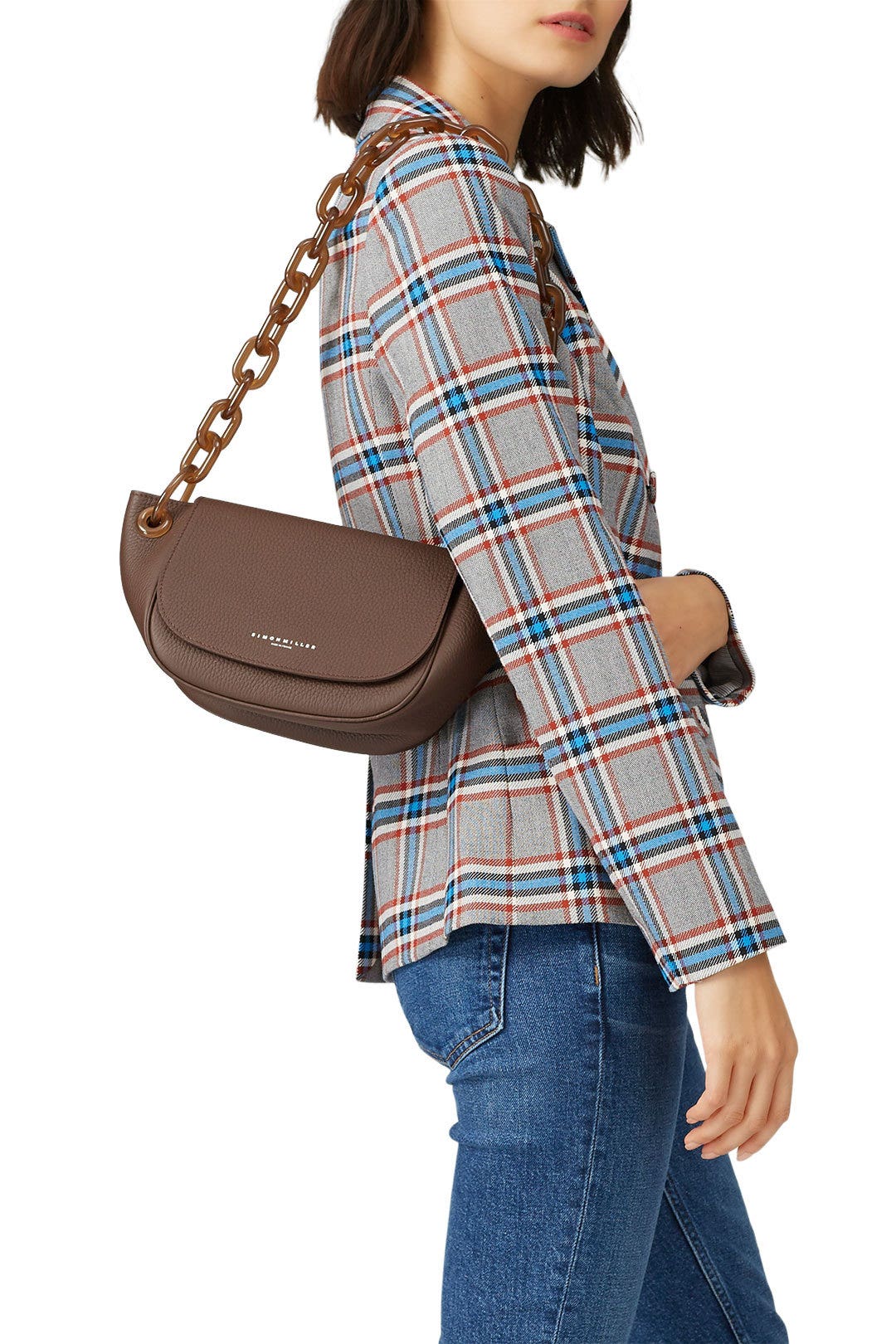 Chocolate Bend Bag by SIMONMILLER Accessories 1