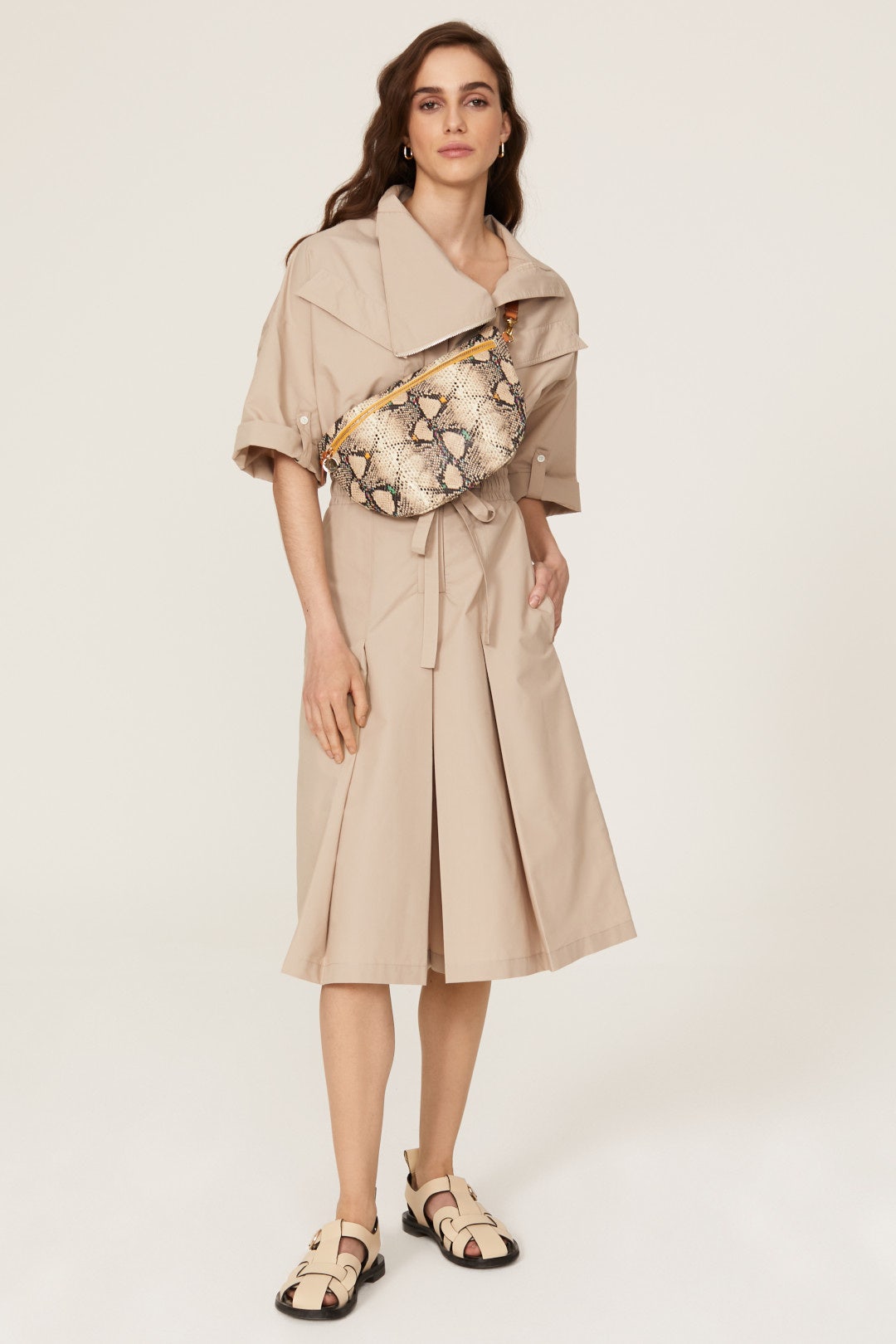 Snakeskin Grande Fanny Bag by Clare V. 1