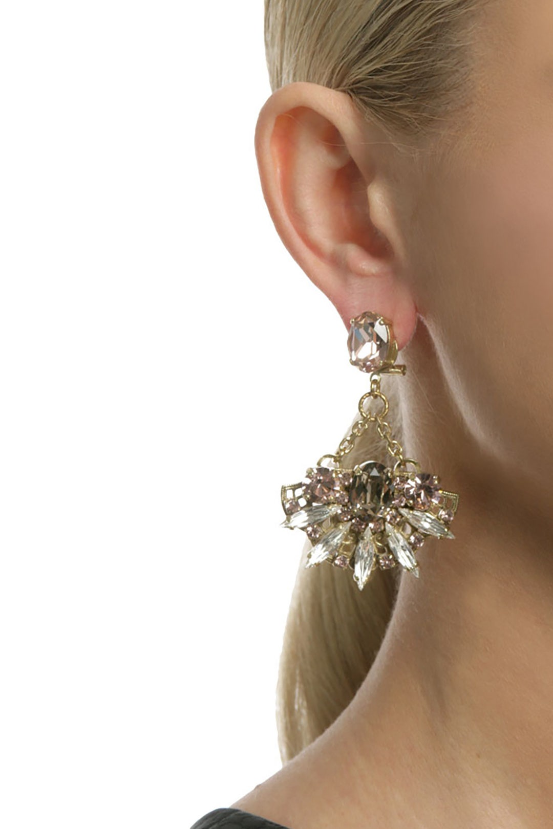 Lotus Pendant Earrings by Anton Heunis 0
