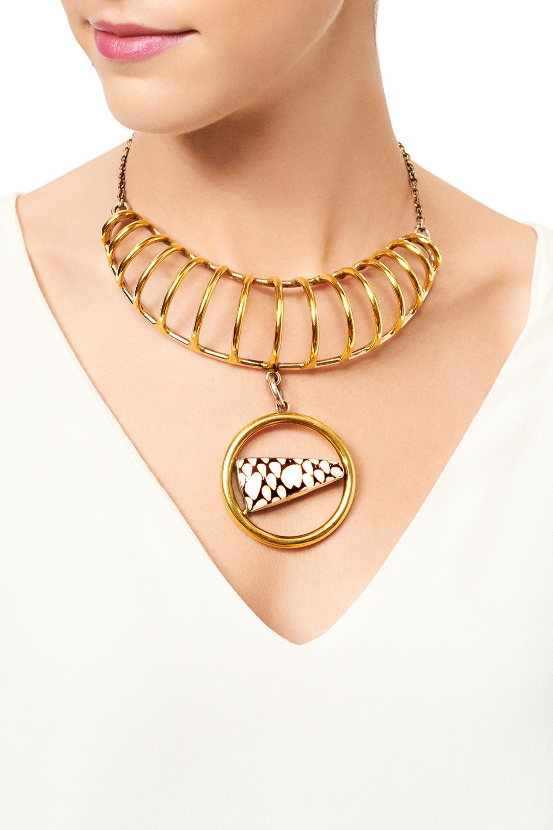 Crescent Shell Necklace by Anndra Neen 0