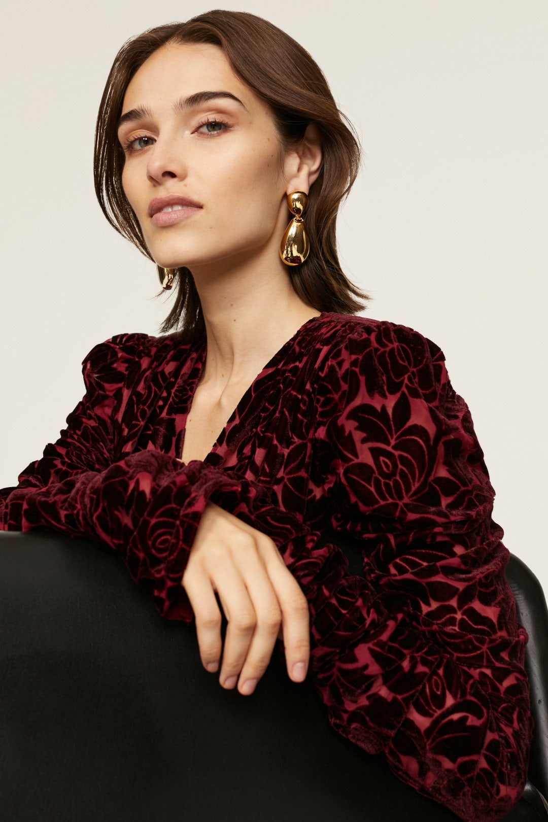 Gold Drop Earring by Kenneth Jay Lane 0