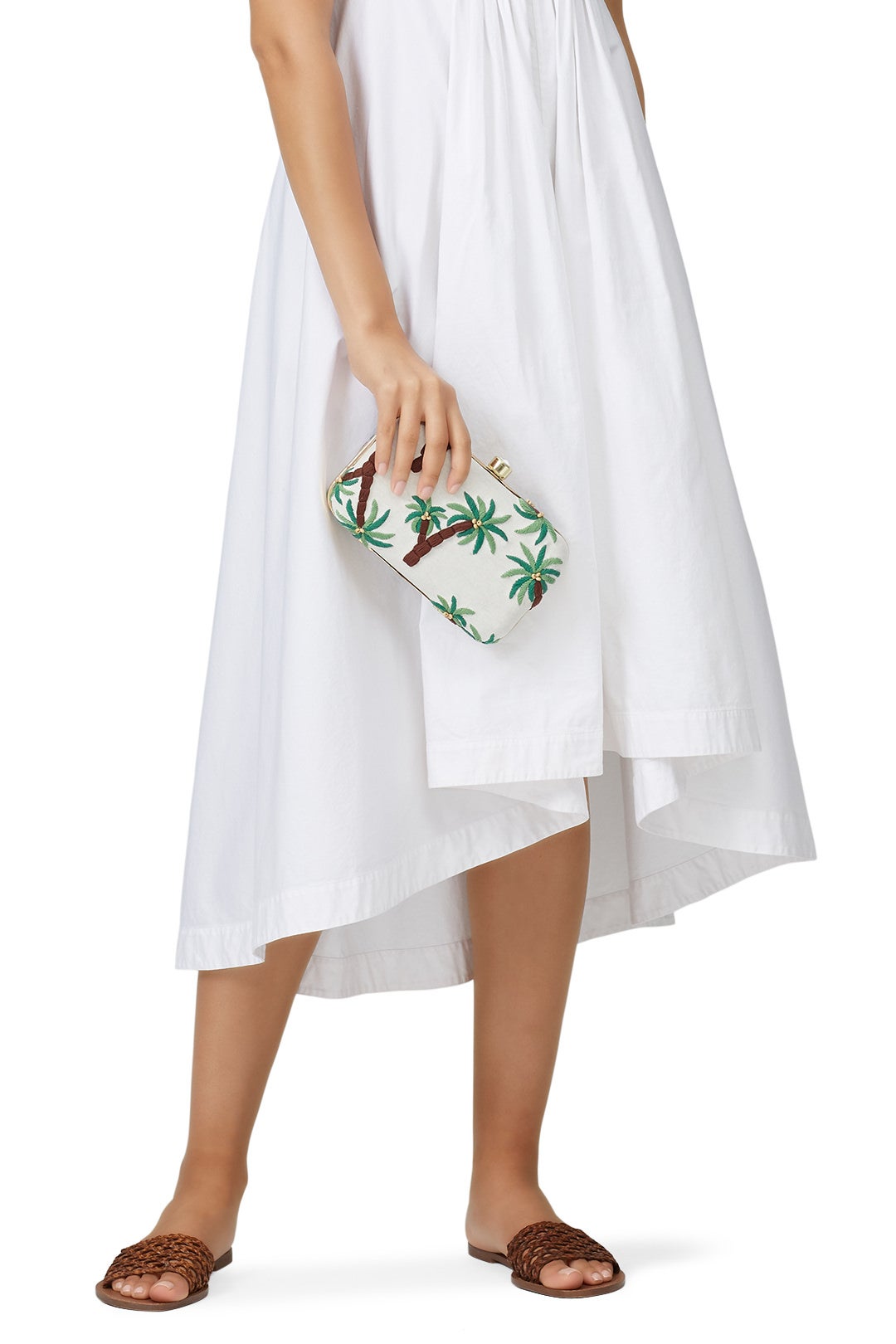 Palm Tree Box Clutch by Area Stars 2