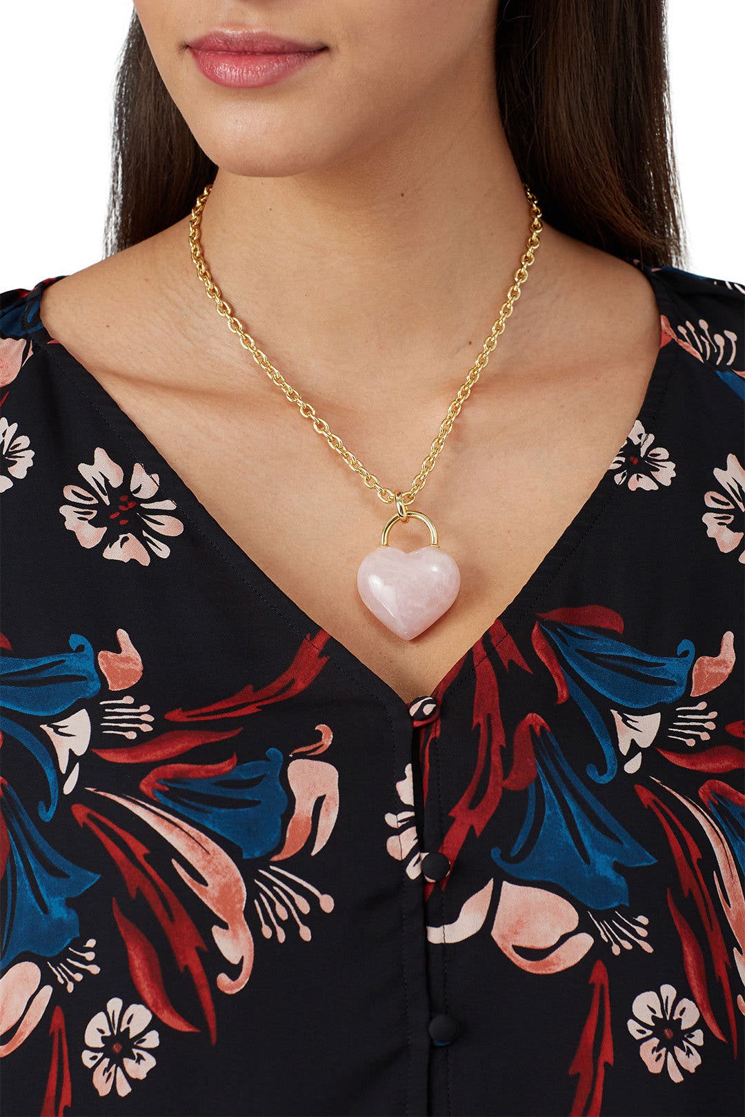 【人気】Kate Spade Open Heart Pendant ネックレス Open Heart Stone Lock Pendant by kate spade new york