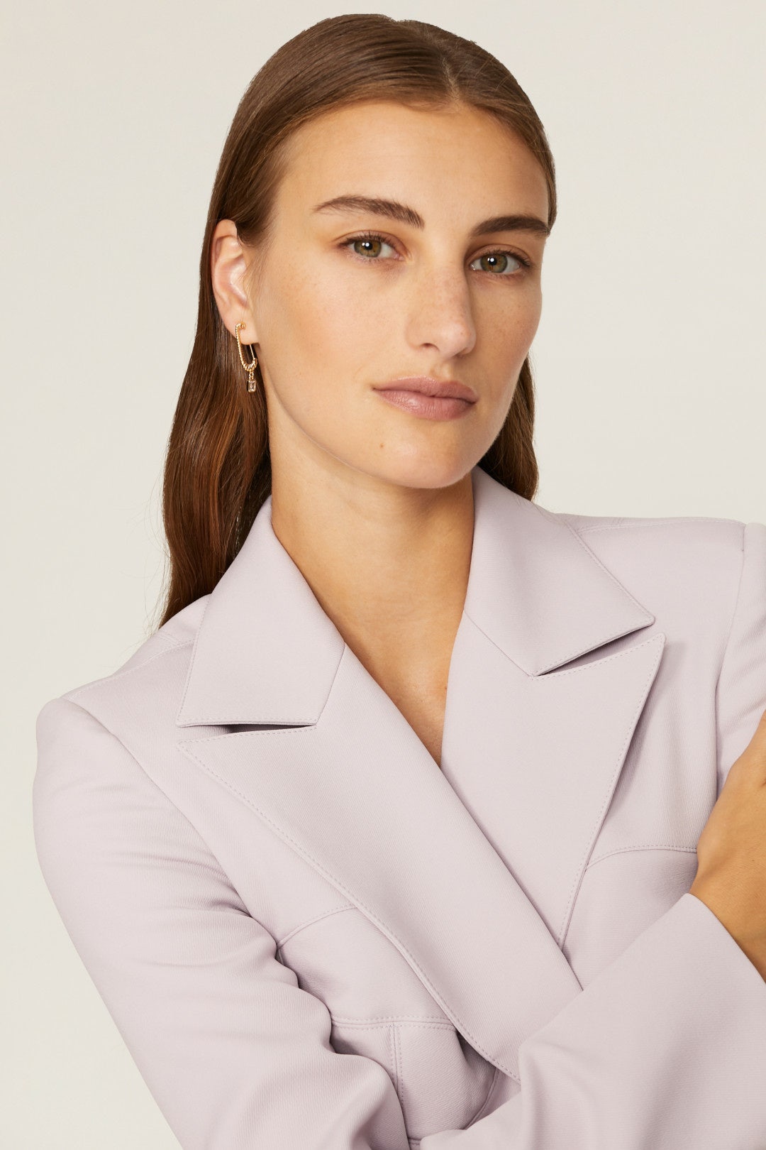 Francois Safety Pin Earrings by Luv Aj 0