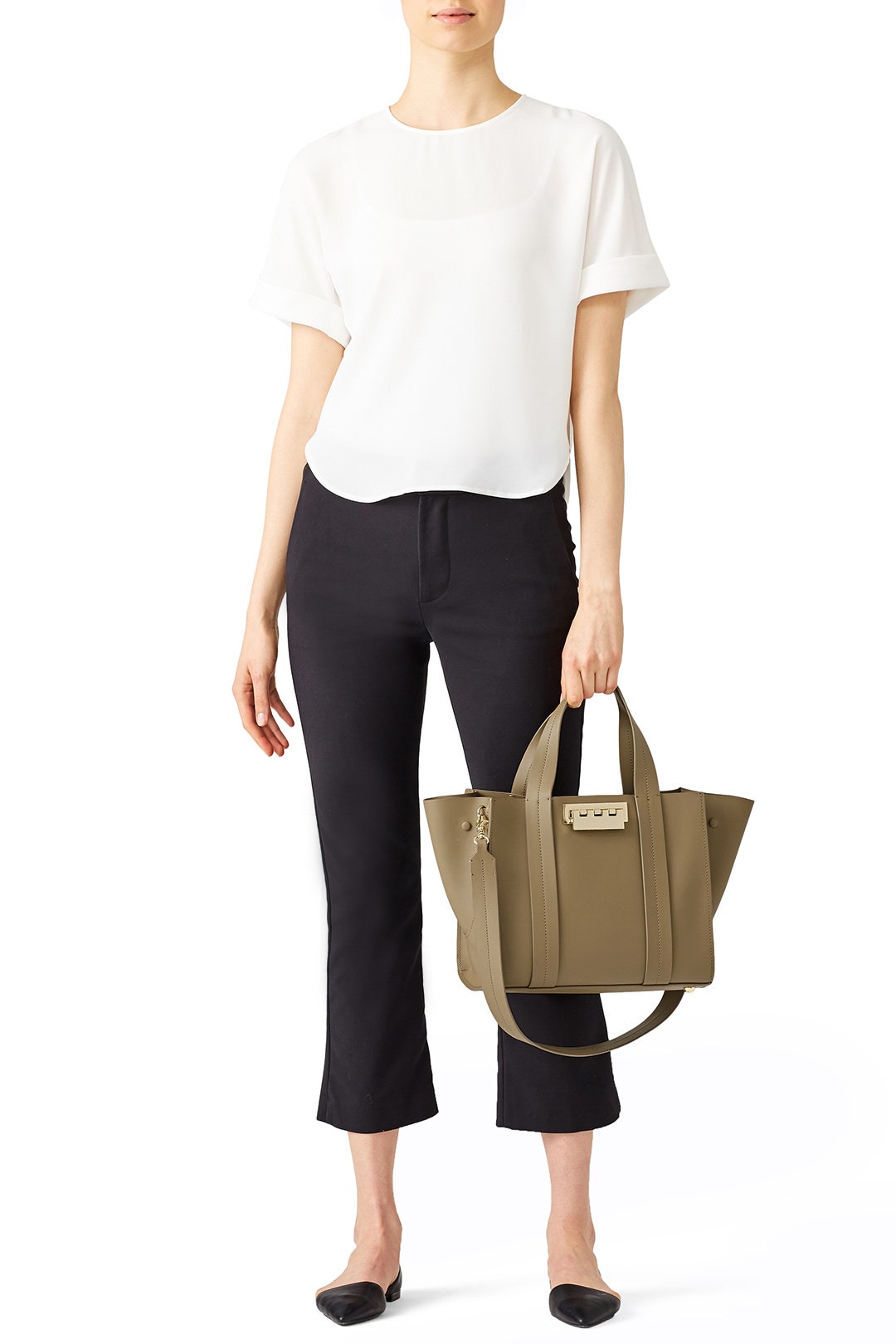 Tan Eartha Iconic Shopper by ZAC Zac Posen Handbags 1