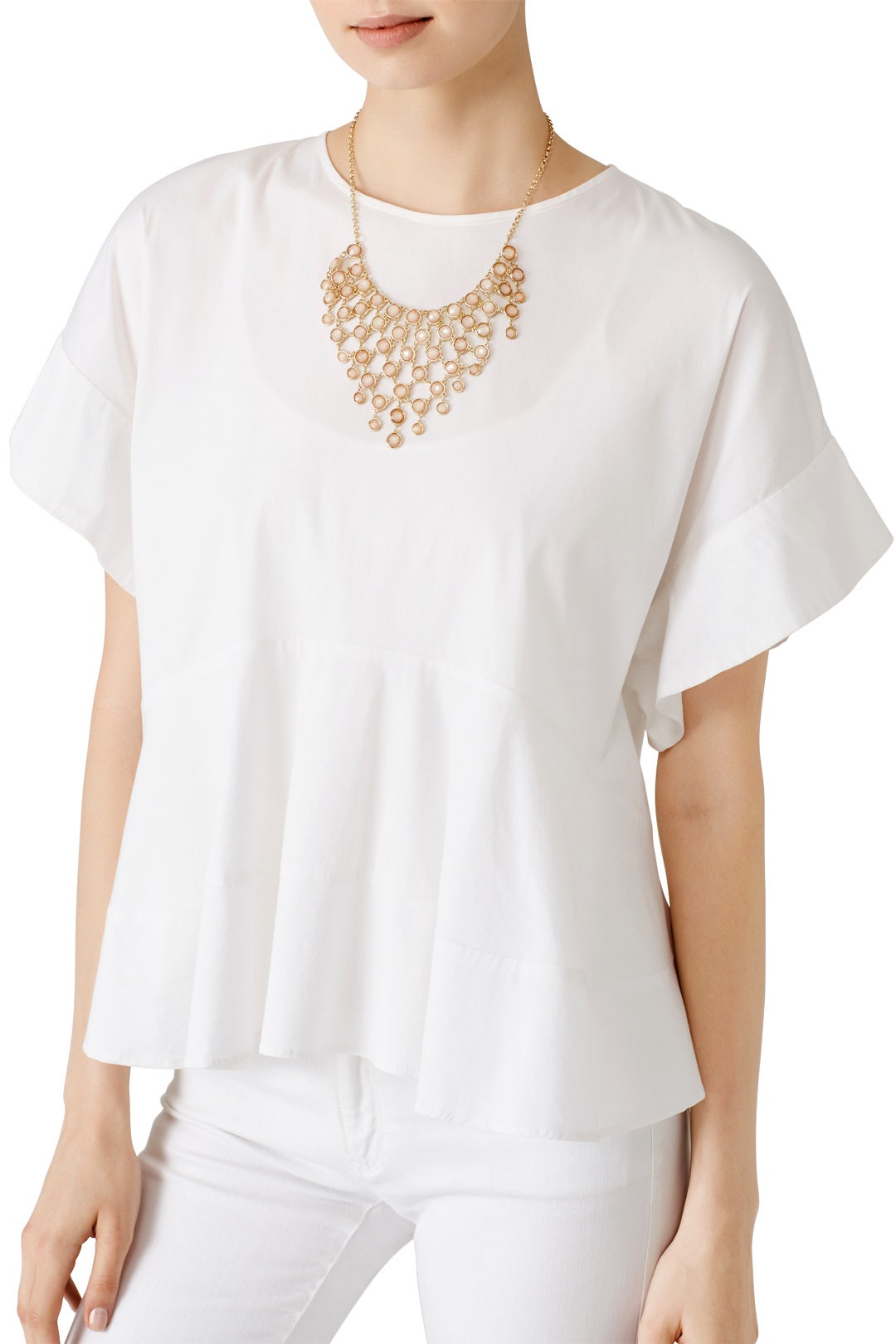 Pink Cascading Stone Necklace by Slate & Willow Accessories 2