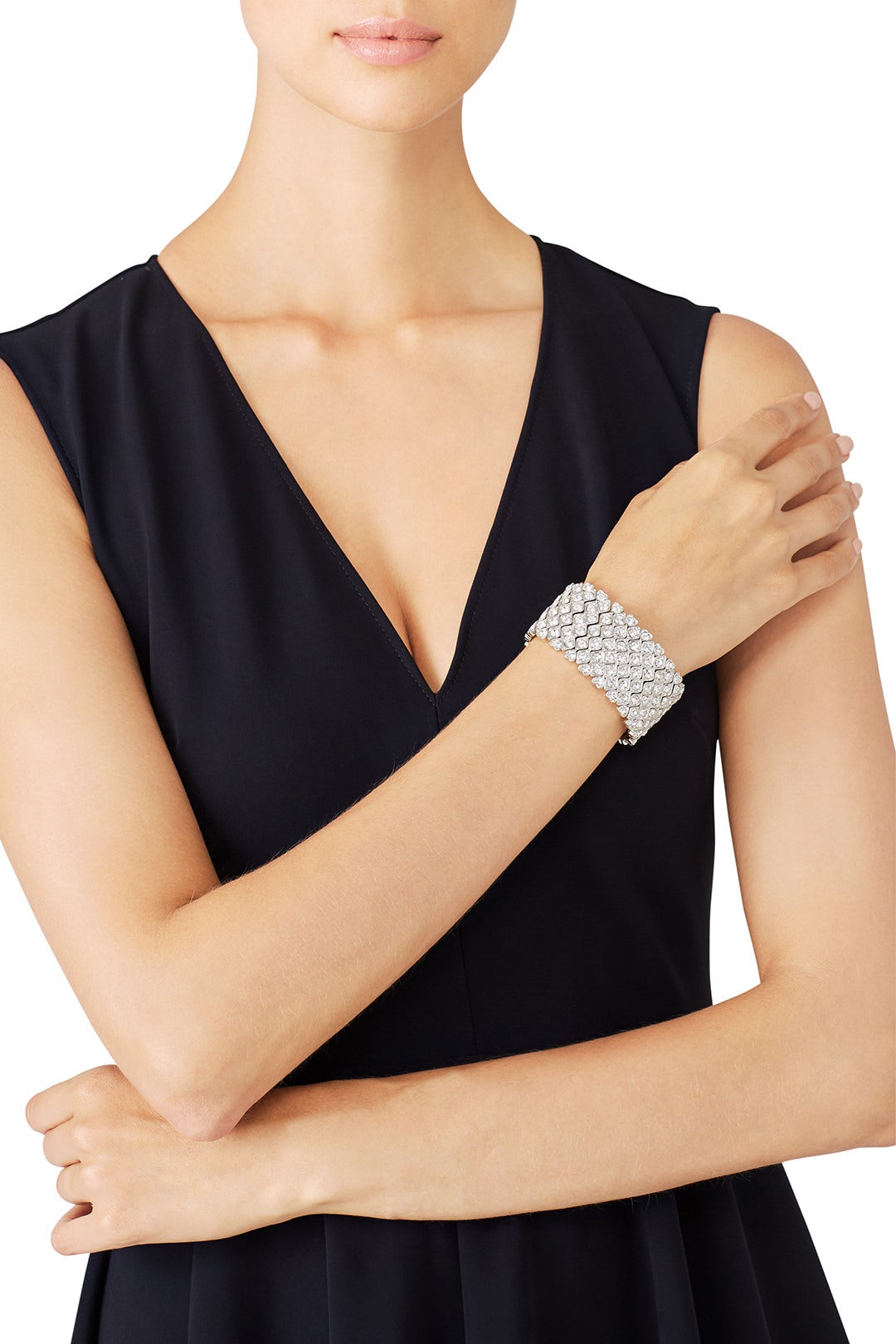 Fancy Stretch Bracelet by Kenneth Jay Lane 2