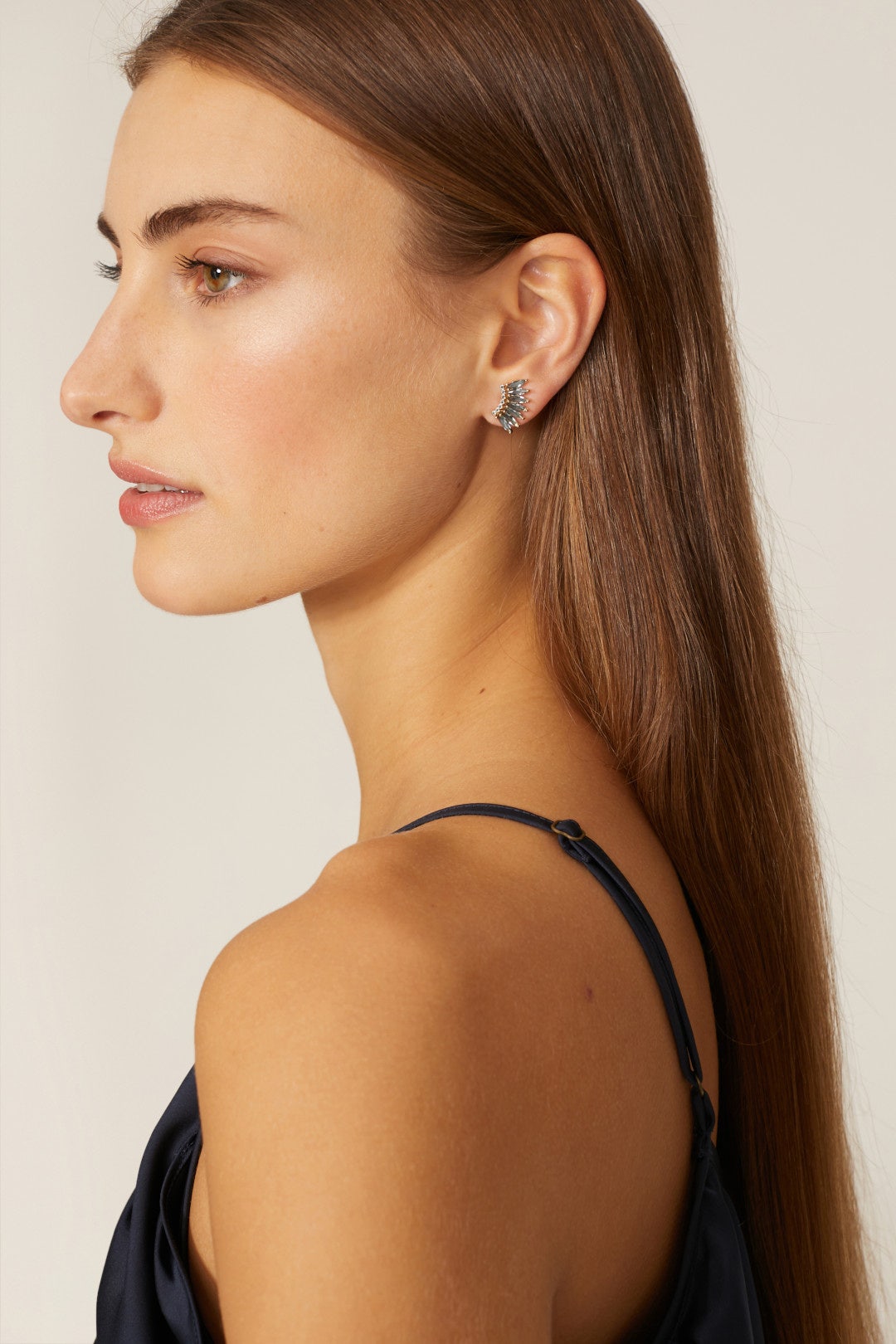 Petite Crystal Madeline Studs by Mignonne Gavigan 2