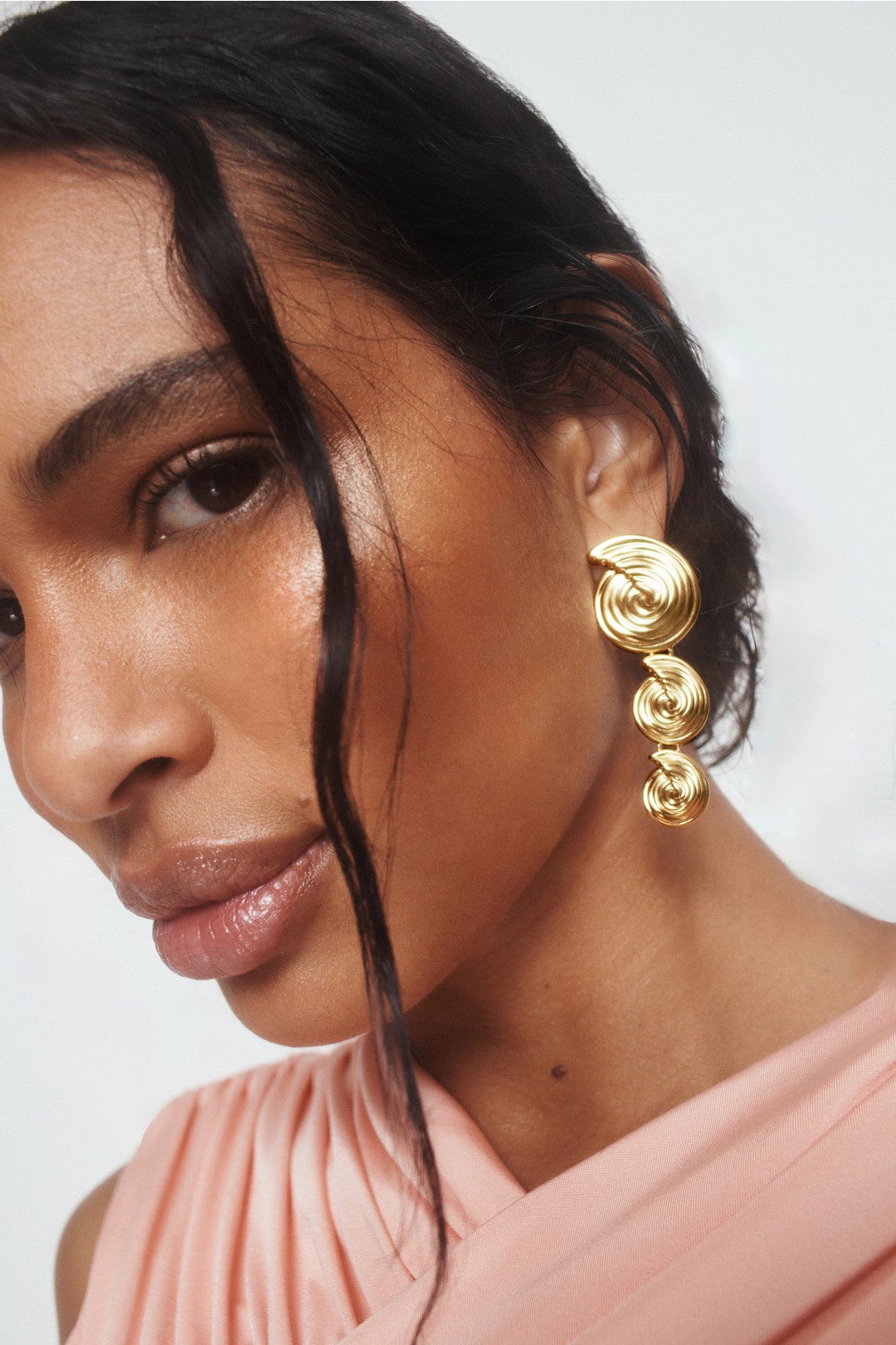 Spiral Statement Drop Earrings by Missoma 0