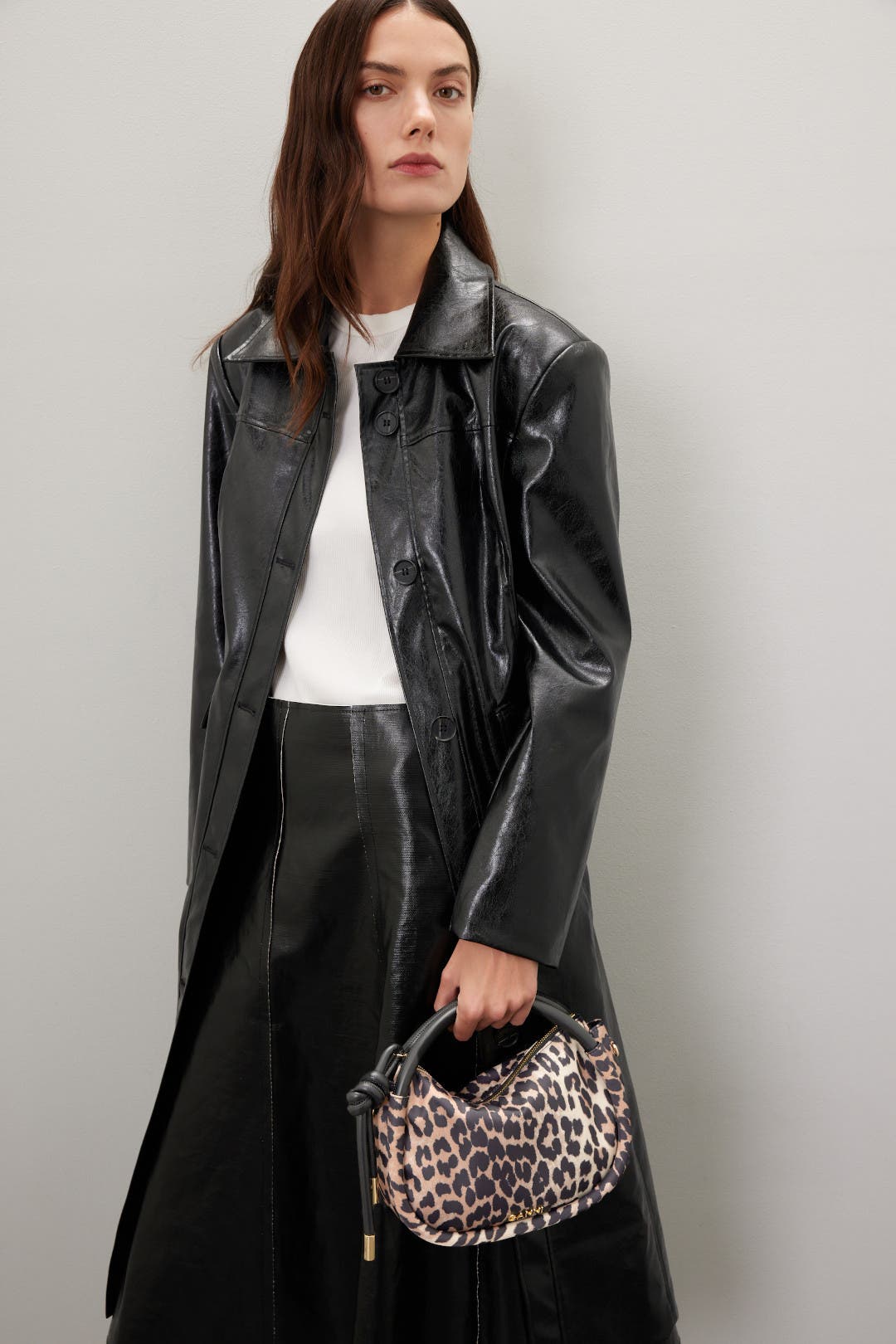 Leopard Knot Mini Bag by GANNI | Rent the Runway