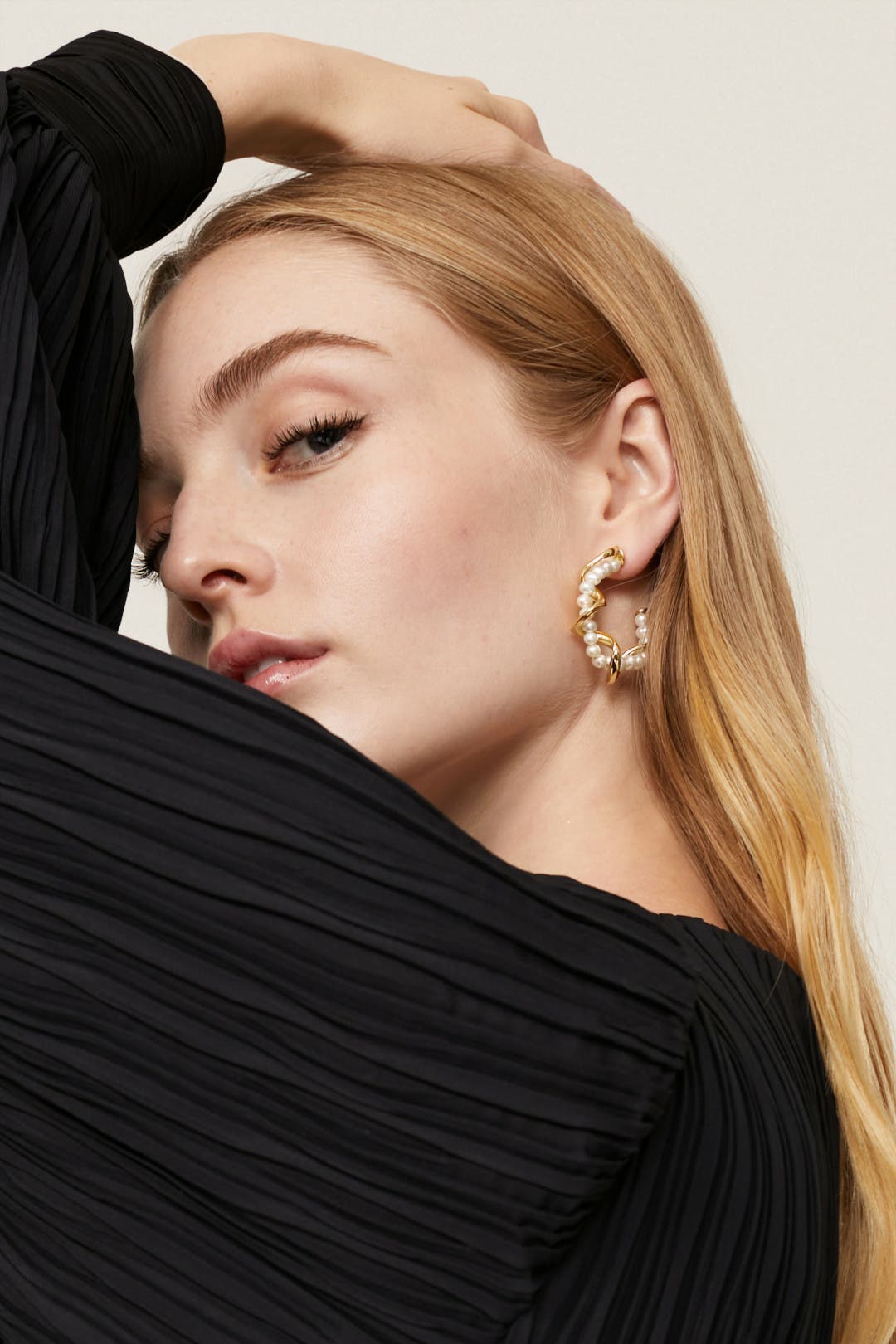 Pearl Hoop Earrings by Missoma | Rent the Runway