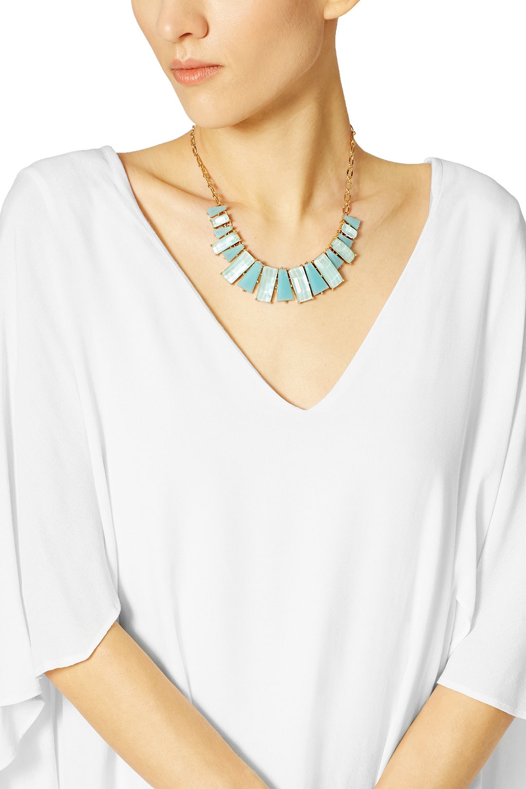 Aqua Geo Necklace by kate spade new york accessories 2