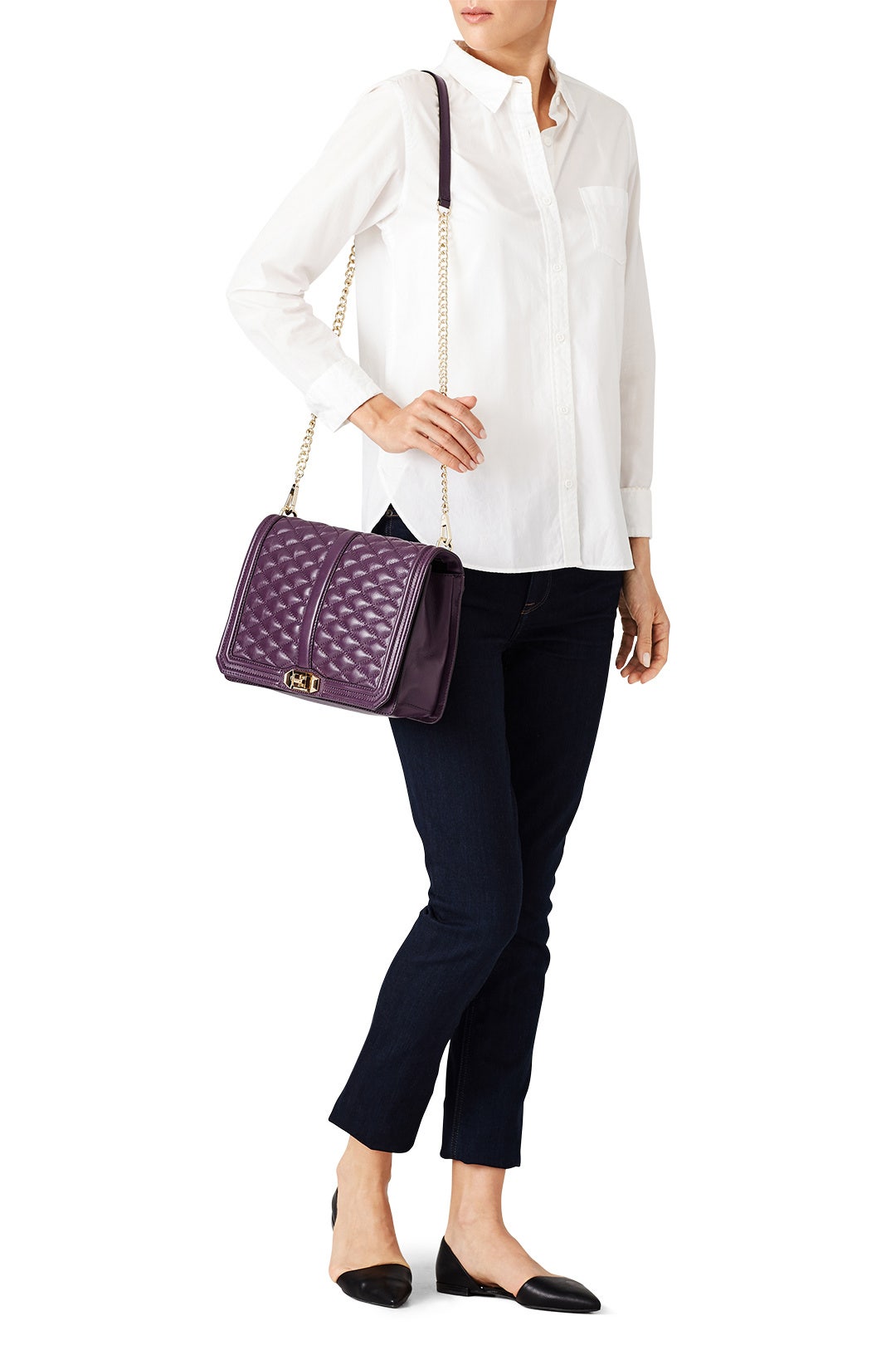 Aubergine Love Jumbo Bag by Rebecca Minkoff Accessories 1