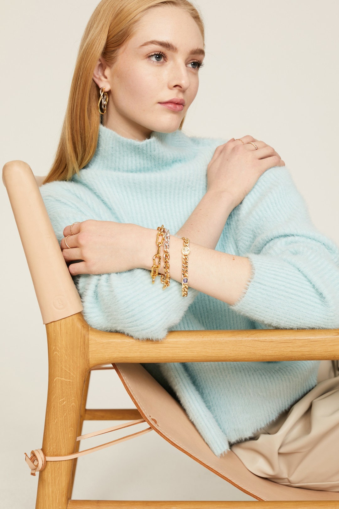 Lyra Stud Bracelet by DEMARSON 2