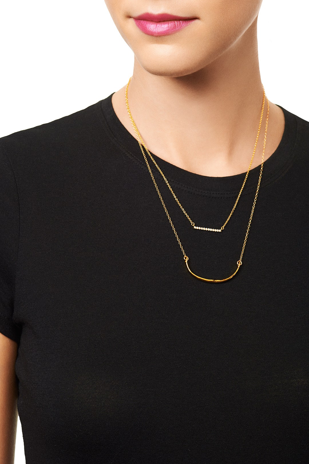 Knox Pave Necklace Set by Gorjana Accessories 2