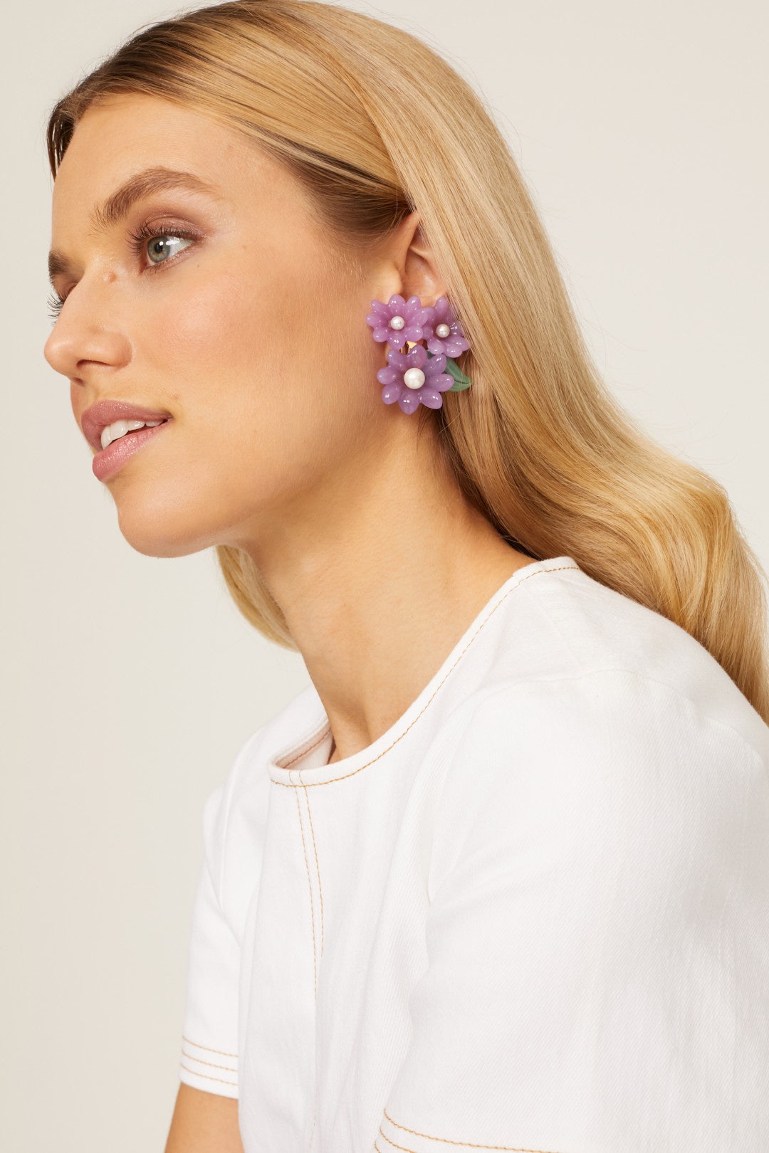 Petunia Bouquet Earrings by Lele Sadoughi 0