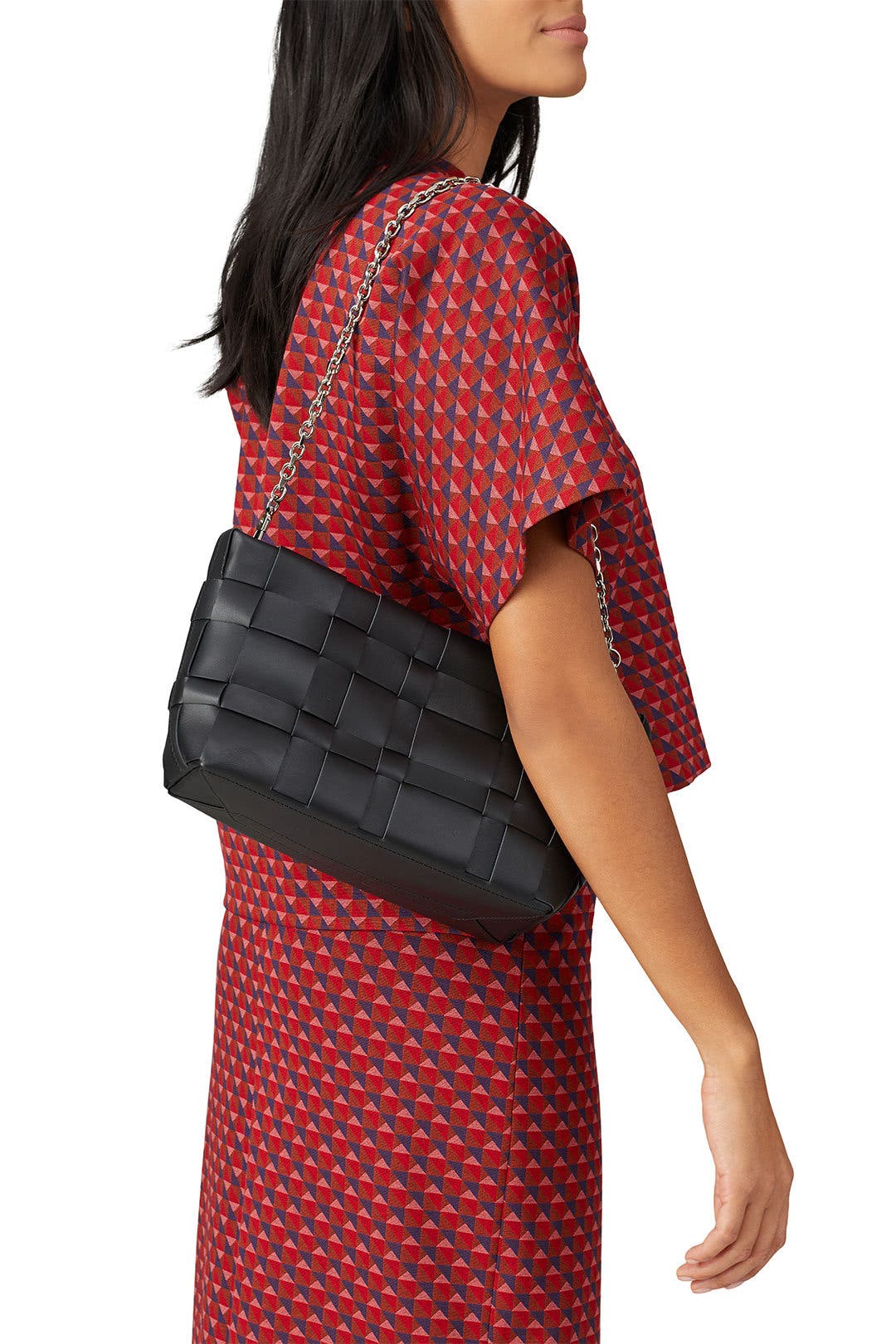 3.1 Phillip Lim ODITA LATTICE POUCH バッグ Black Odita Lattice Pouch by 3.1 Phillip Lim Accessories | Rent