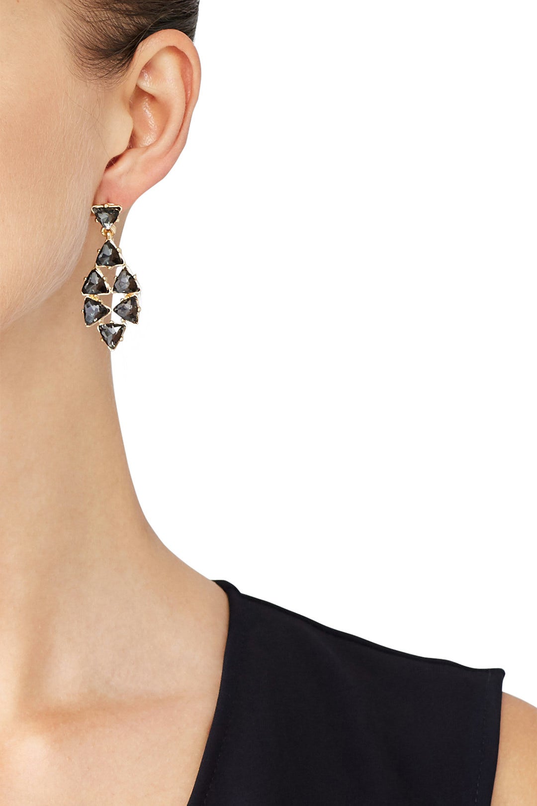 Triangle Drop Earrings by Slate & Willow Accessories 2