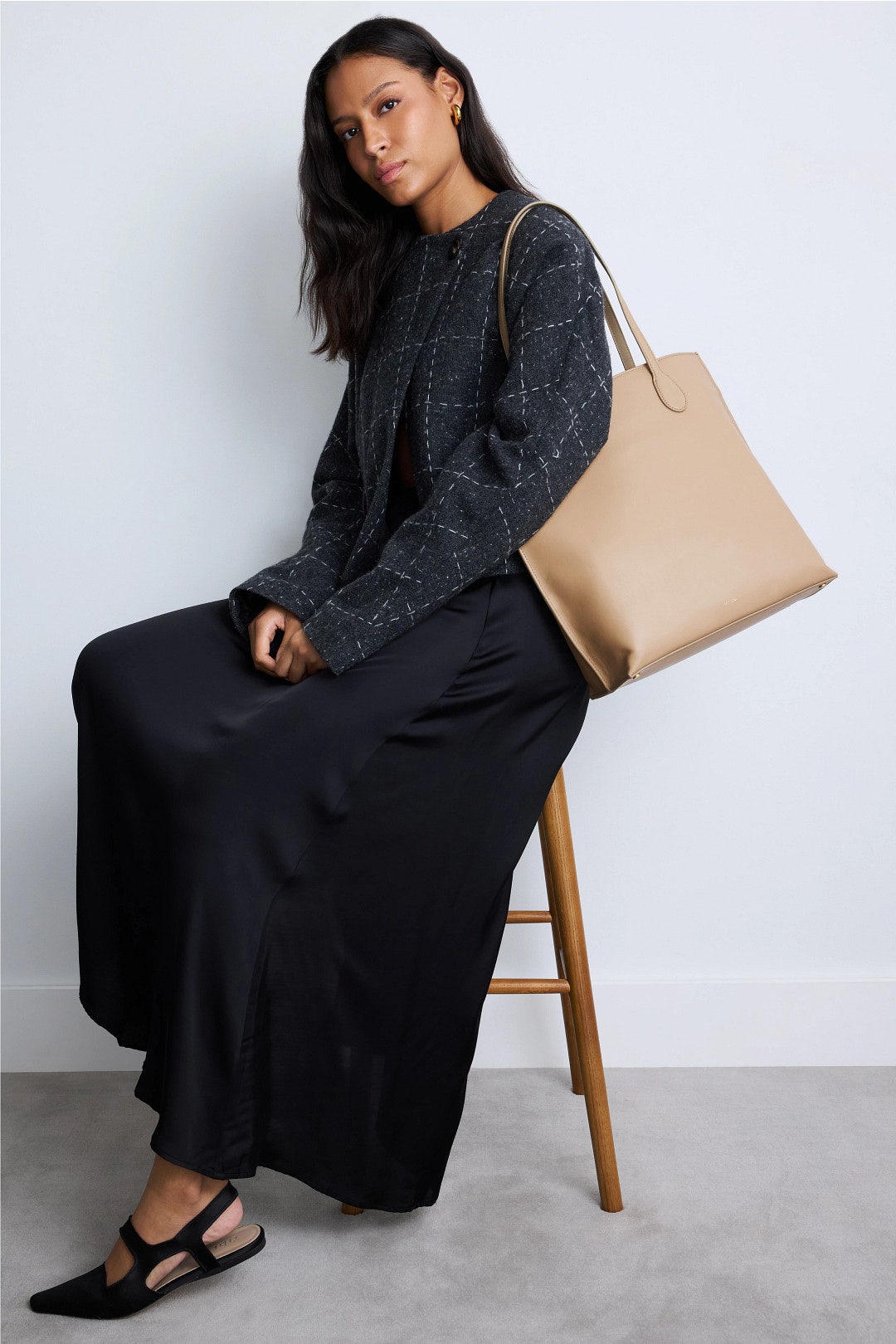 Smooth Nappa Athene Tote by VINCE. Handbags 1