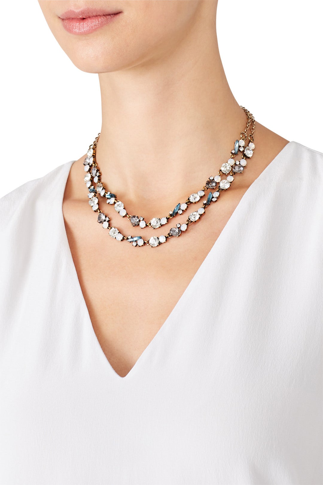 Multi Stone Necklace by Slate & Willow Accessories 2