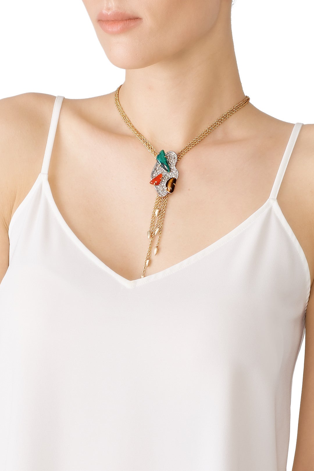 Roxbury Cluster Necklace by Alexis Bittar 2