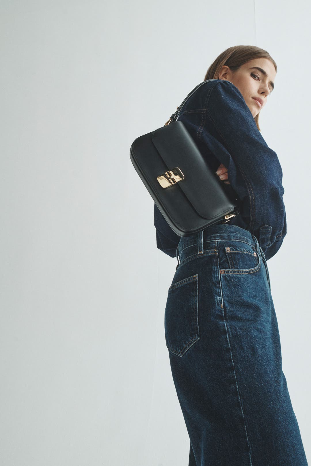Black Grace Baguette Bag by A.P.C. Accessories | Rent the Runway
