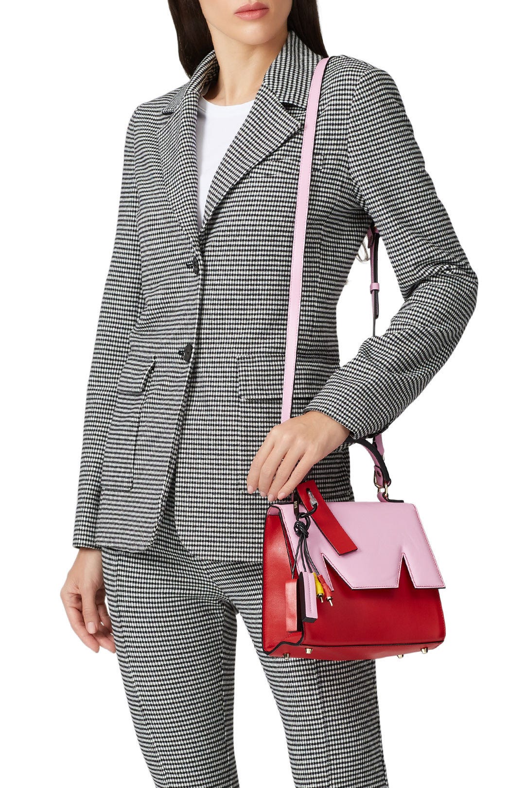 Pink M Satchel by MSGM Handbags 1