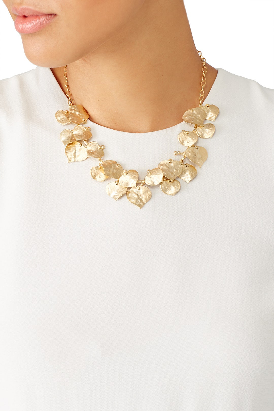 Golden Leaf Necklace by Kenneth Jay Lane 0