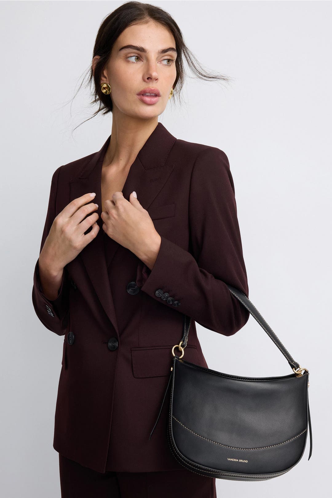 Medium Leather Daily Bag by Vanessa Bruno Accessories | Rent the