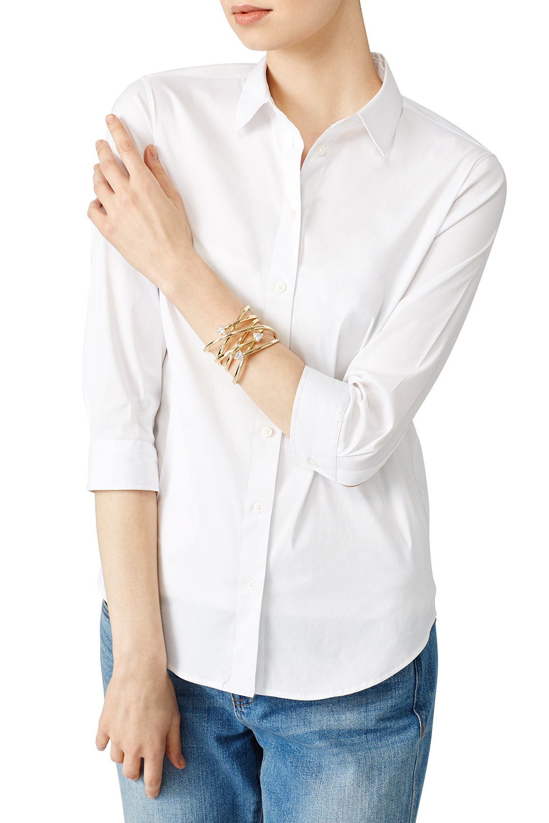 Gold Swirl Cuff by Sarah Magid 2
