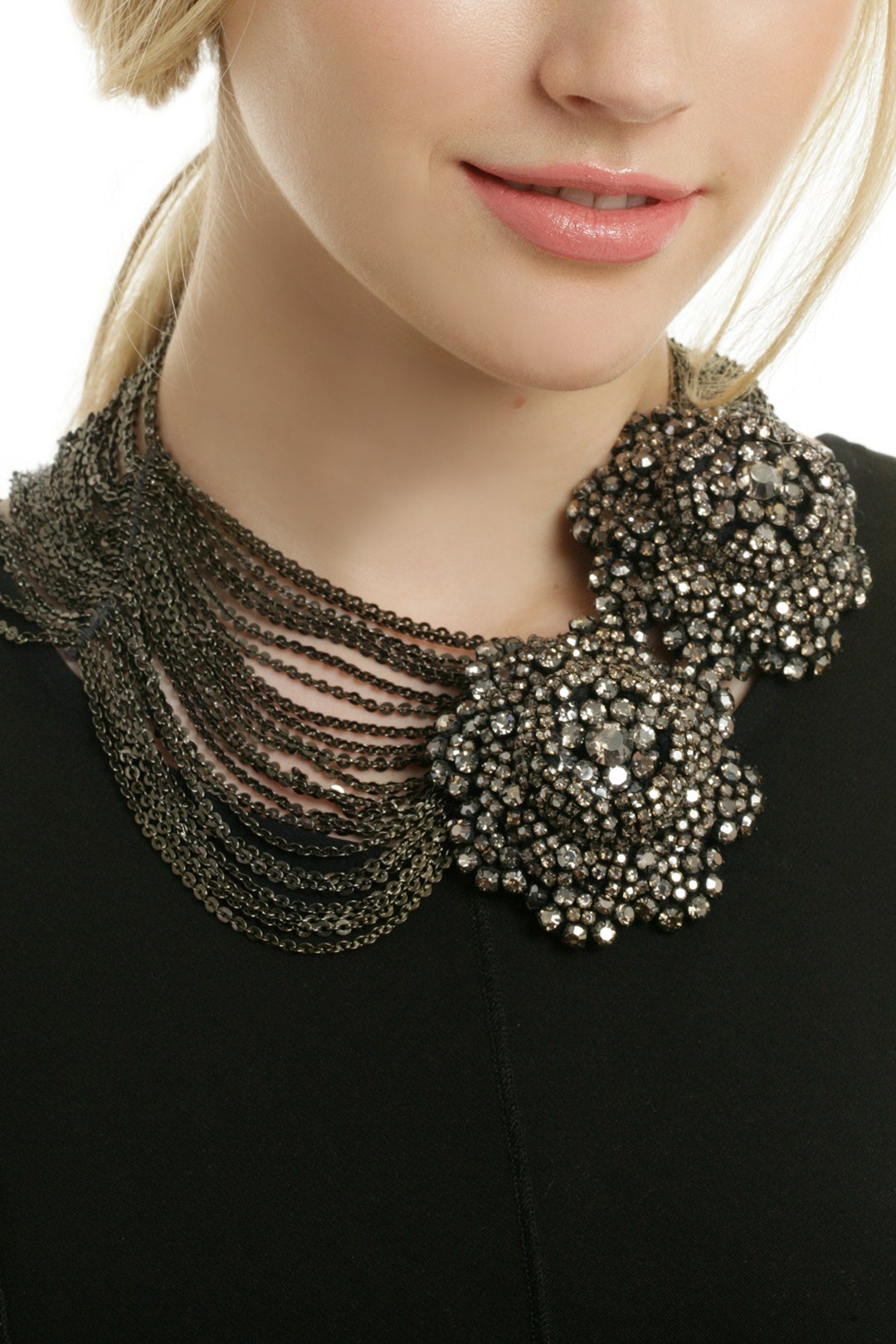 Black Dahlia Necklace by Vera Wang Accessories 0