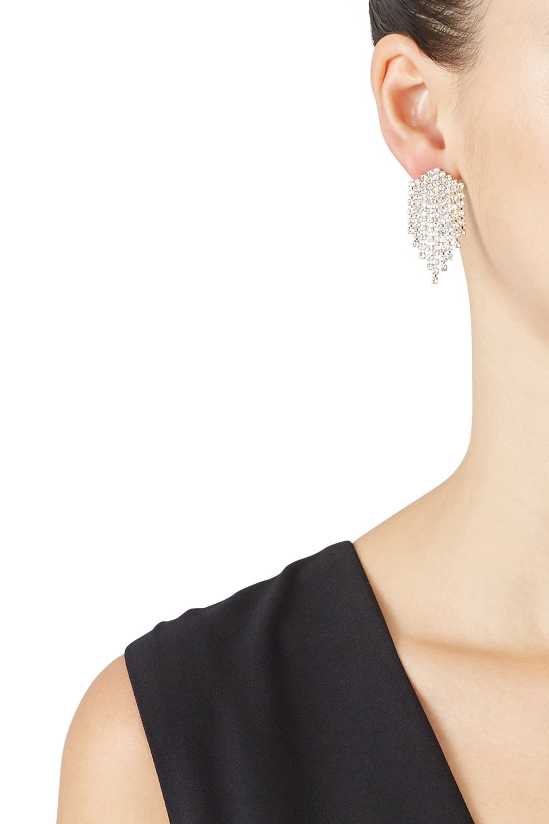 Crystal Fringe Earrings by Slate & Willow Accessories 2