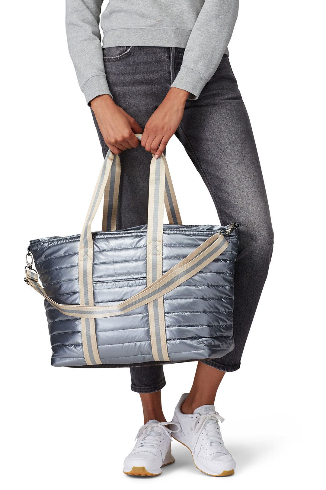 Pearl Grey Wingman Bag by Think Royln 1