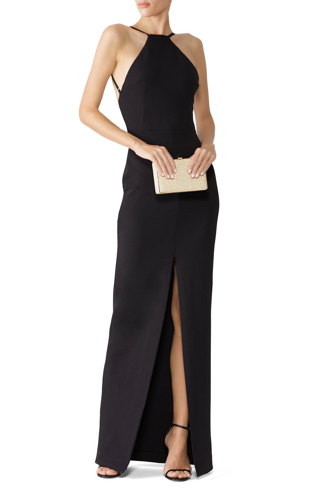 Gold Foil Metallic Minaudiere by Sondra Roberts 1