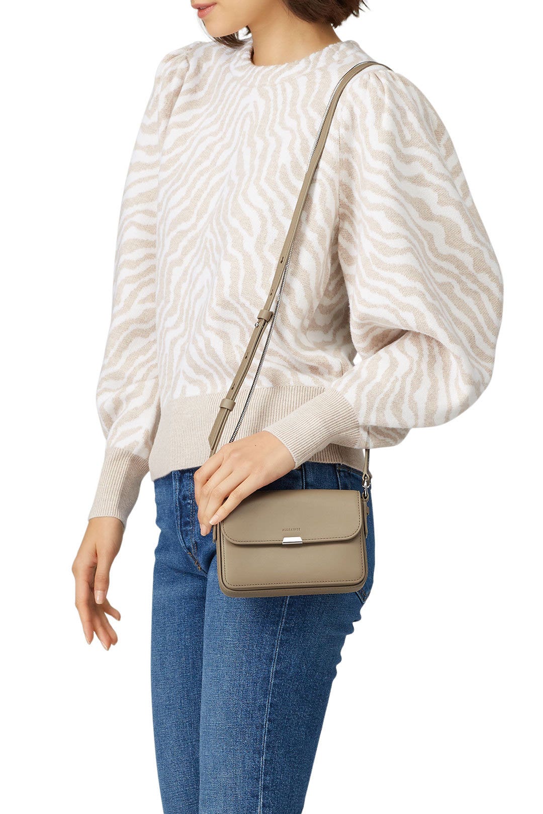 Captain Leather Mini Flap Crossbody by AllSaints 1