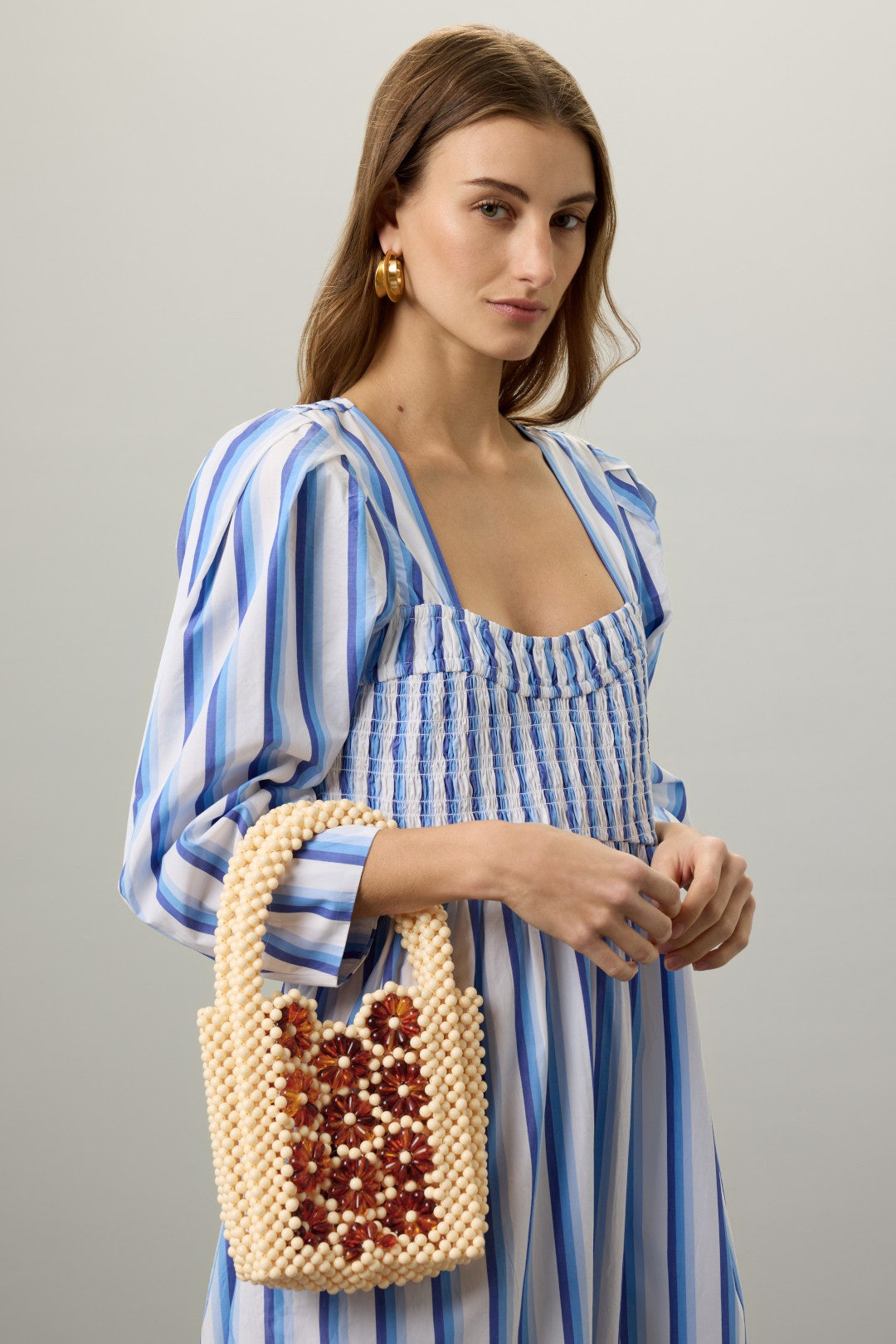 Daisy Beaded Mini Bag by Lele Sadoughi 1
