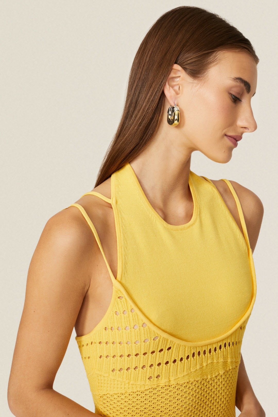 Mixed Metal Hoops by Lizzie Fortunato 0