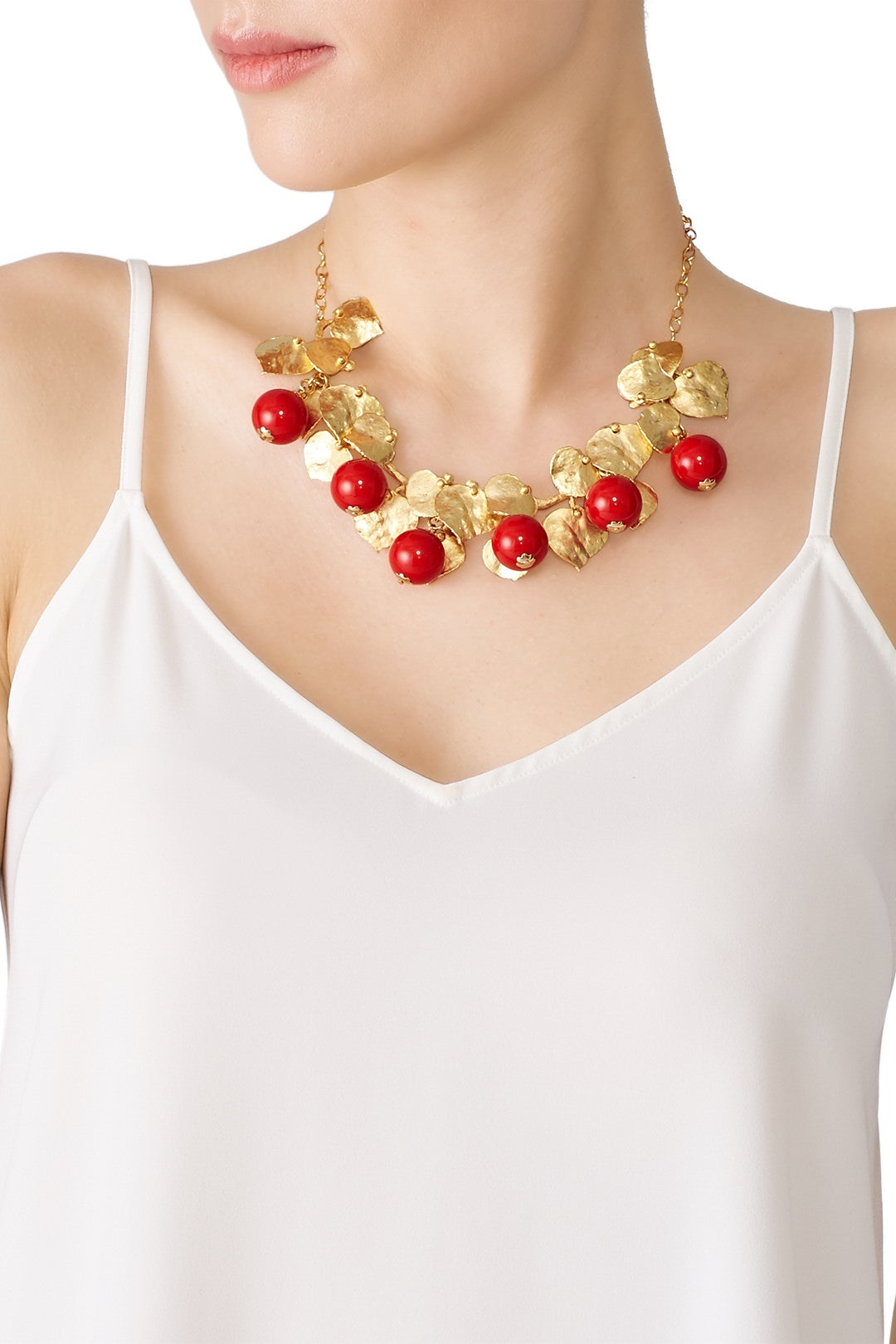 Cherry Drop Necklace by Kenneth Jay Lane 0