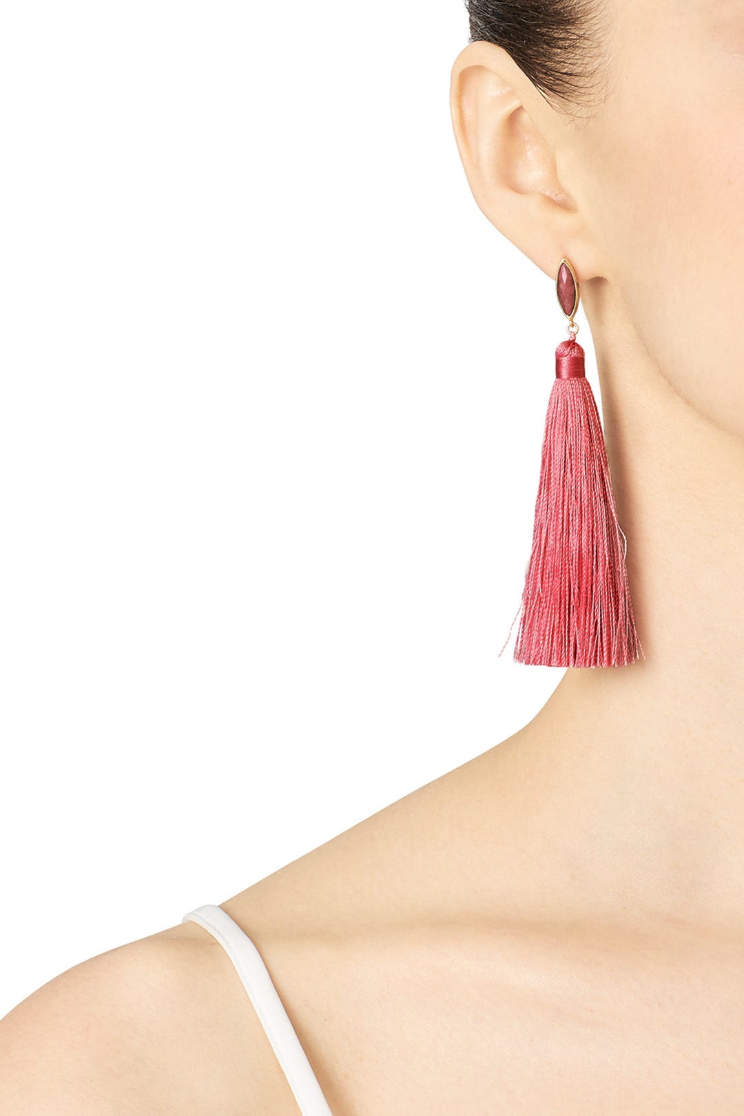 Rose Palisades Tassel Earrings by Gorjana Accessories 0