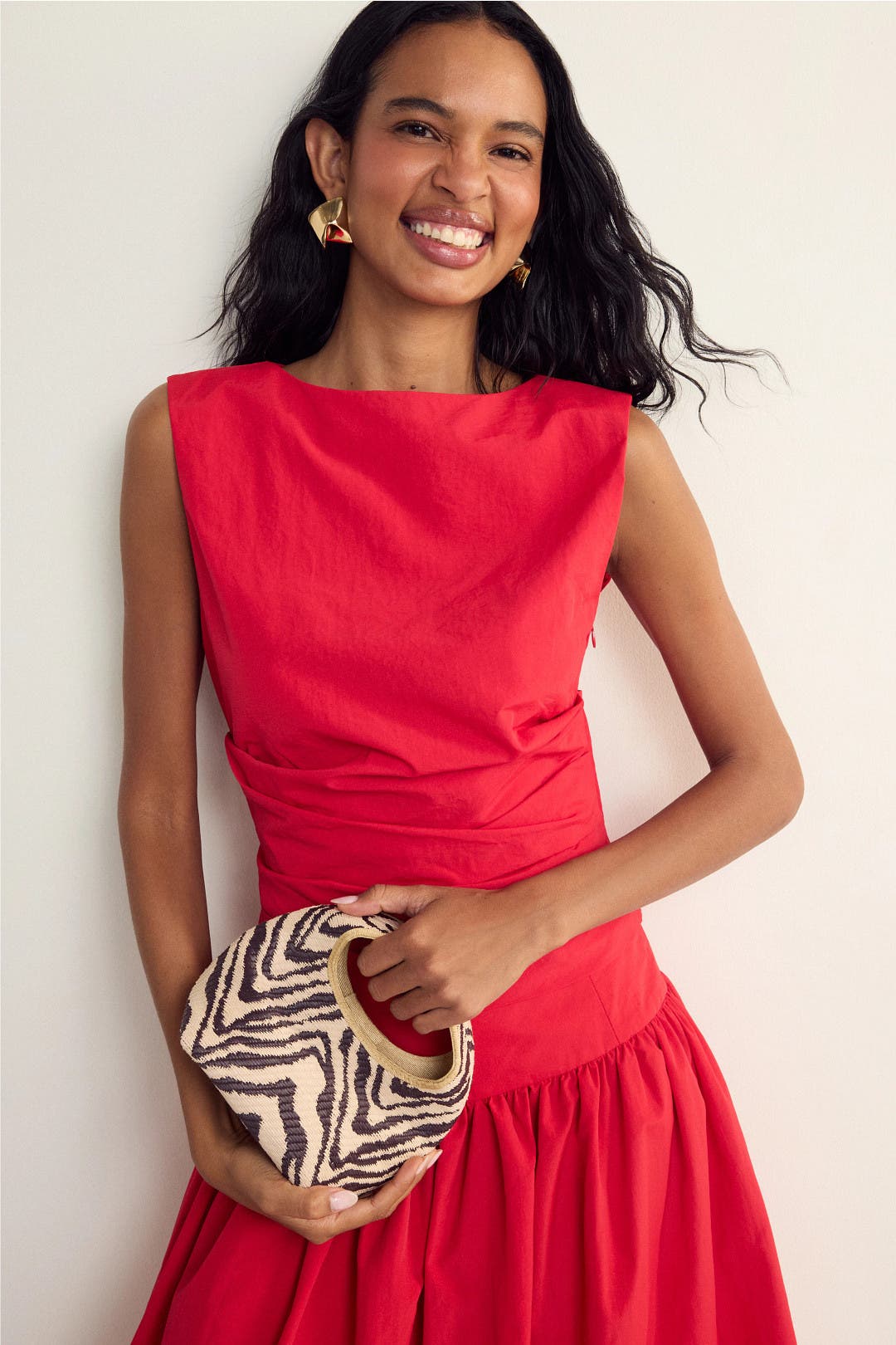 Zebra Raffia Bag by Loeffler Randall | Rent the Runway