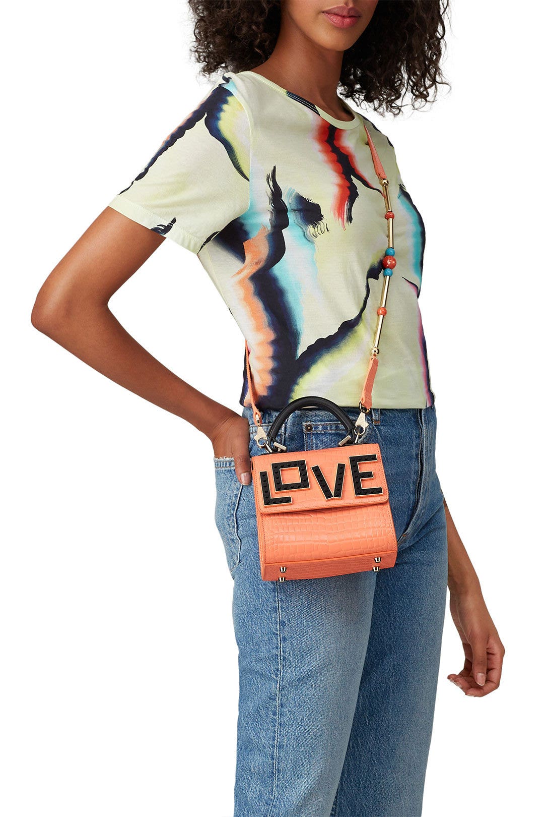 Peach Baby Alex Love Bag by Les Petits Joueurs 2