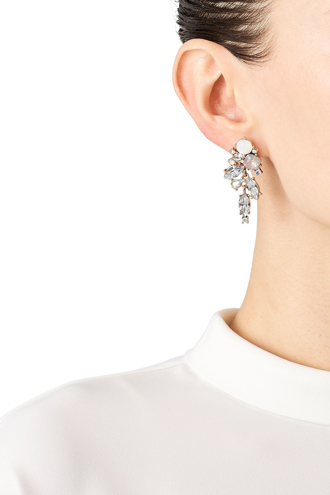 Iridescent Cluster Earrings by Slate & Willow Accessories 2