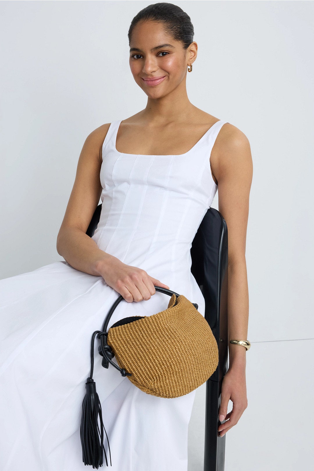 Raffia Elis Mini Bag by Freda Salvador Handbags 1