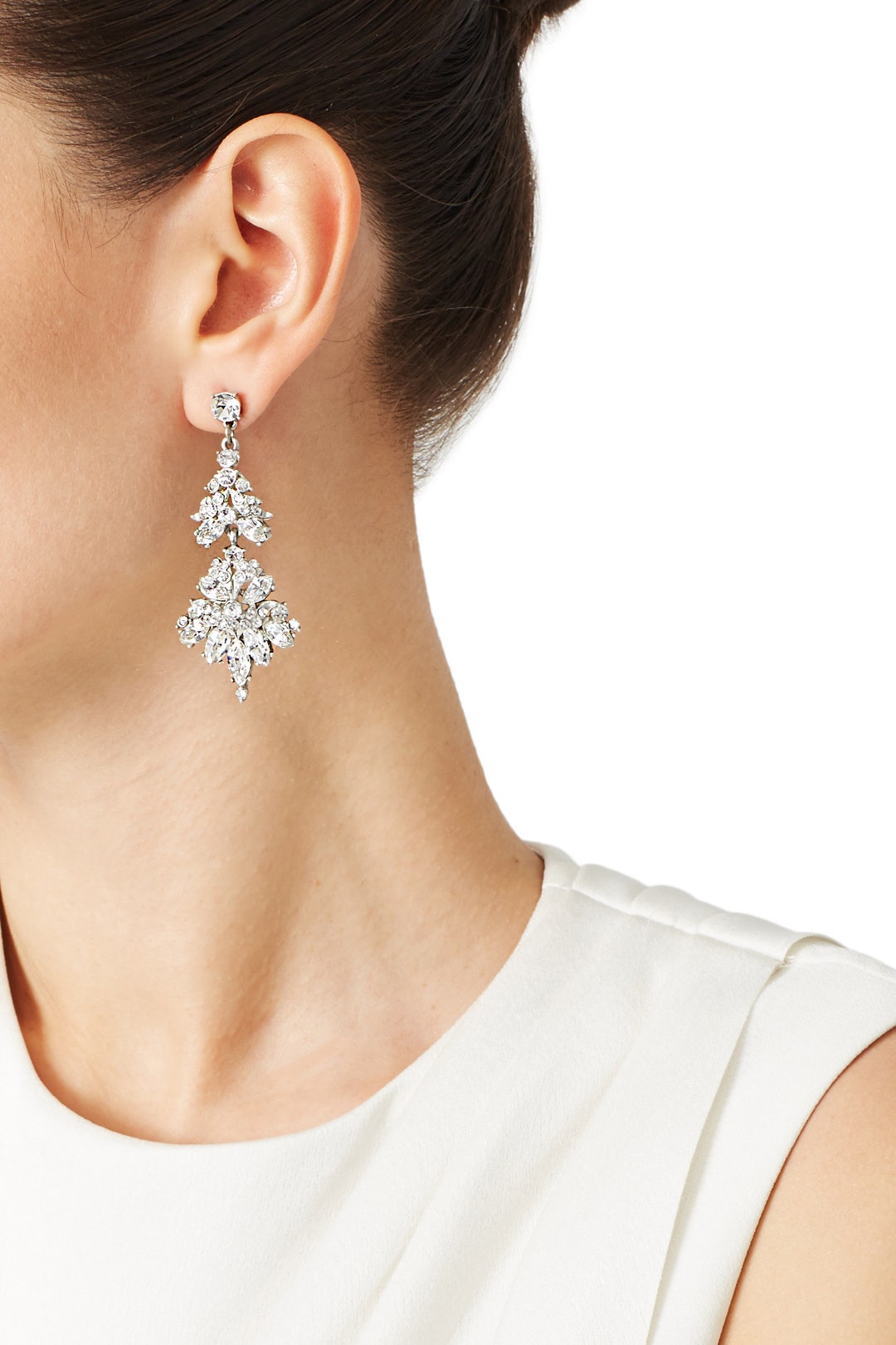 Crystal Bouquet Earrings by Ben-Amun 2