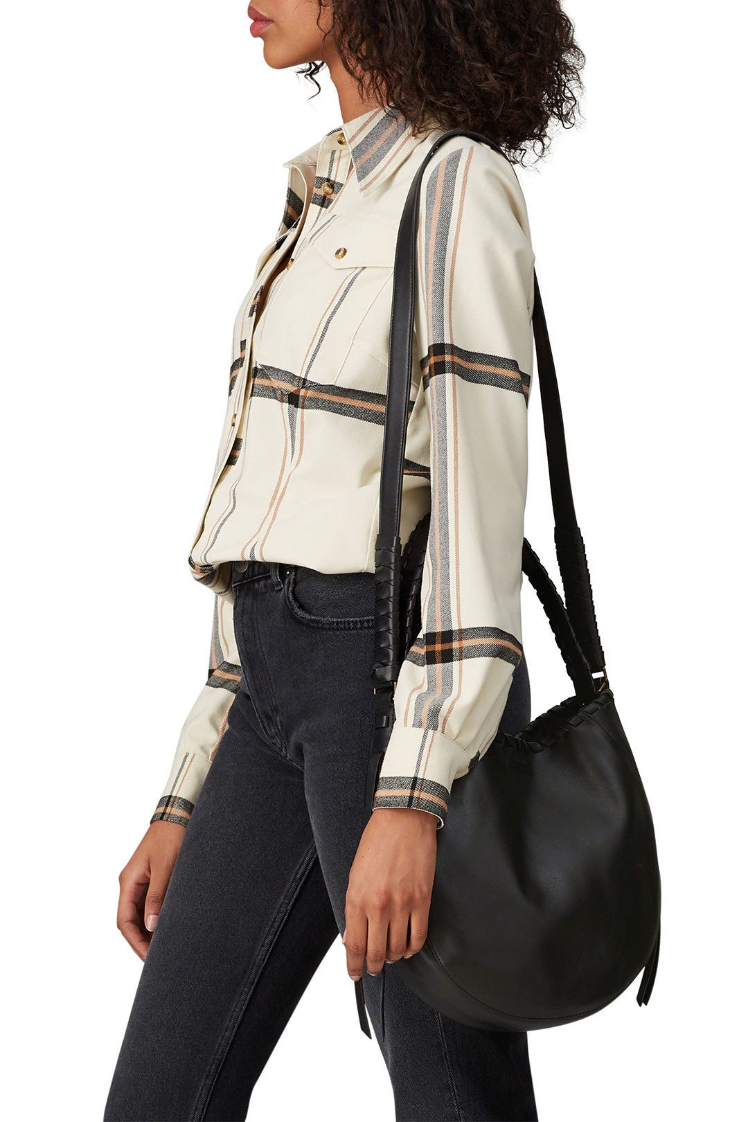 Black Courtney Hobo Bag by AllSaints 1