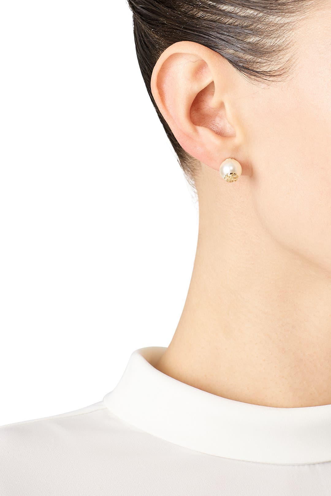 Pearl Stud Earrings by Tory Burch Accessories | Rent the Runway