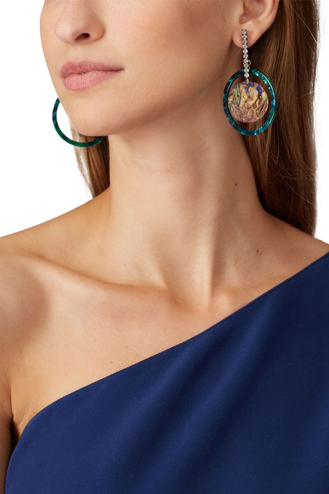 Ruby Drop Earrings by Elizabeth Cole 2