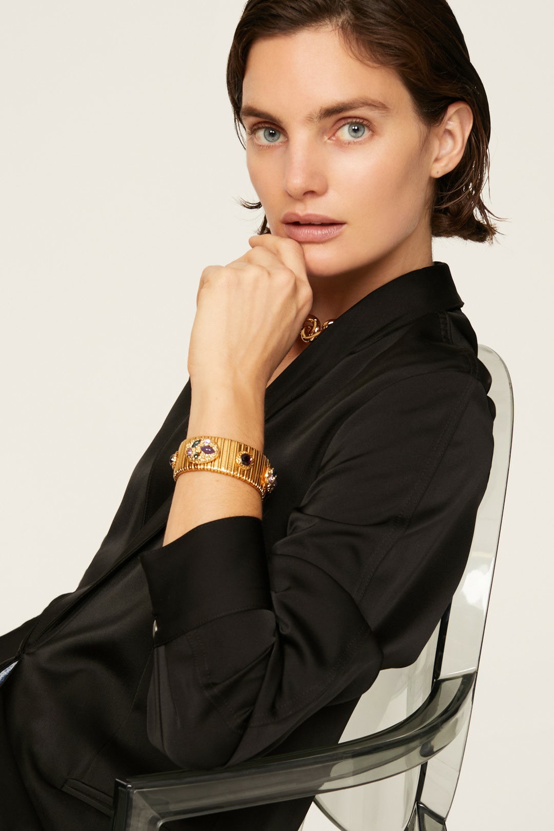 Gold Strada Bracelet by Gas Bijoux 1