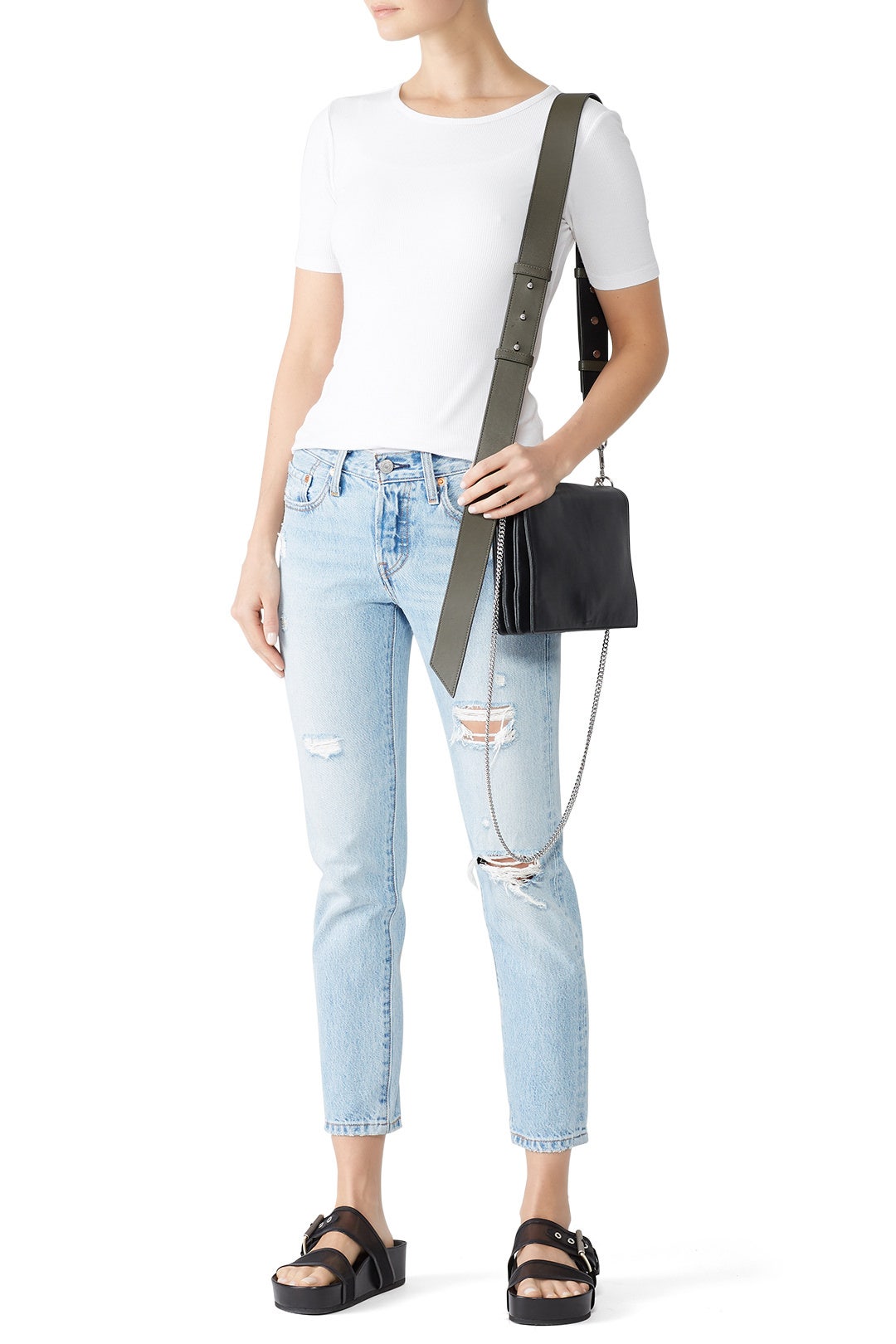 Black Zep Box Bag by AllSaints 1